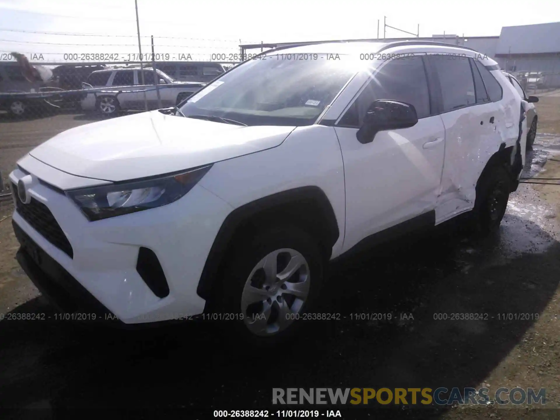 2 Photograph of a damaged car 2T3H1RFV1KW038780 TOYOTA RAV4 2019