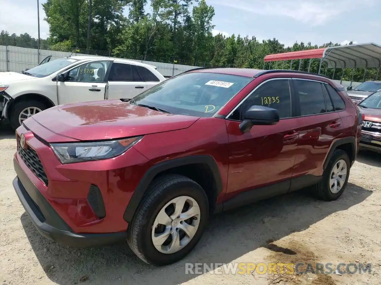 2 Photograph of a damaged car 2T3H1RFV1KW041906 TOYOTA RAV4 2019