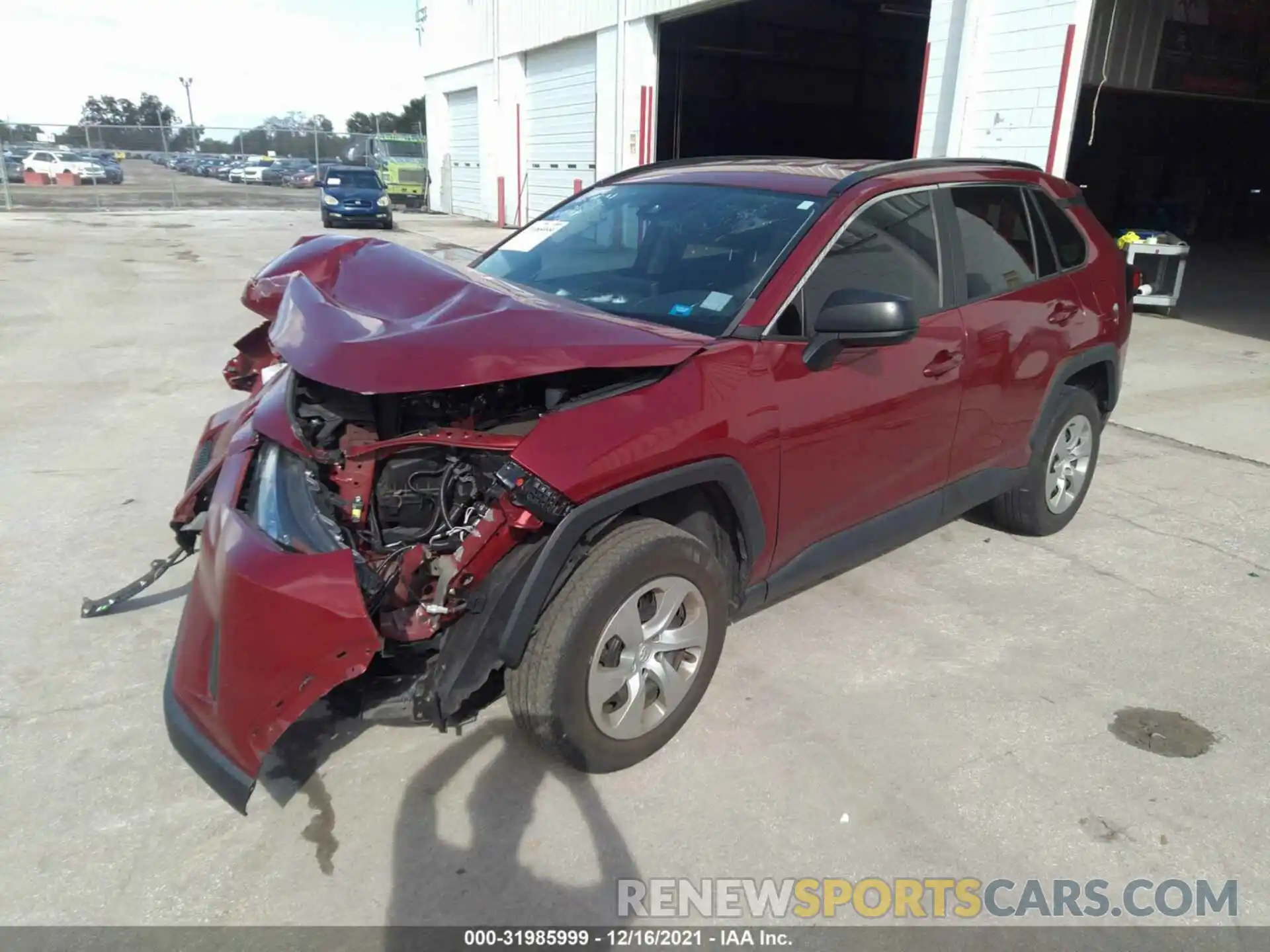 2 Photograph of a damaged car 2T3H1RFV1KW043283 TOYOTA RAV4 2019