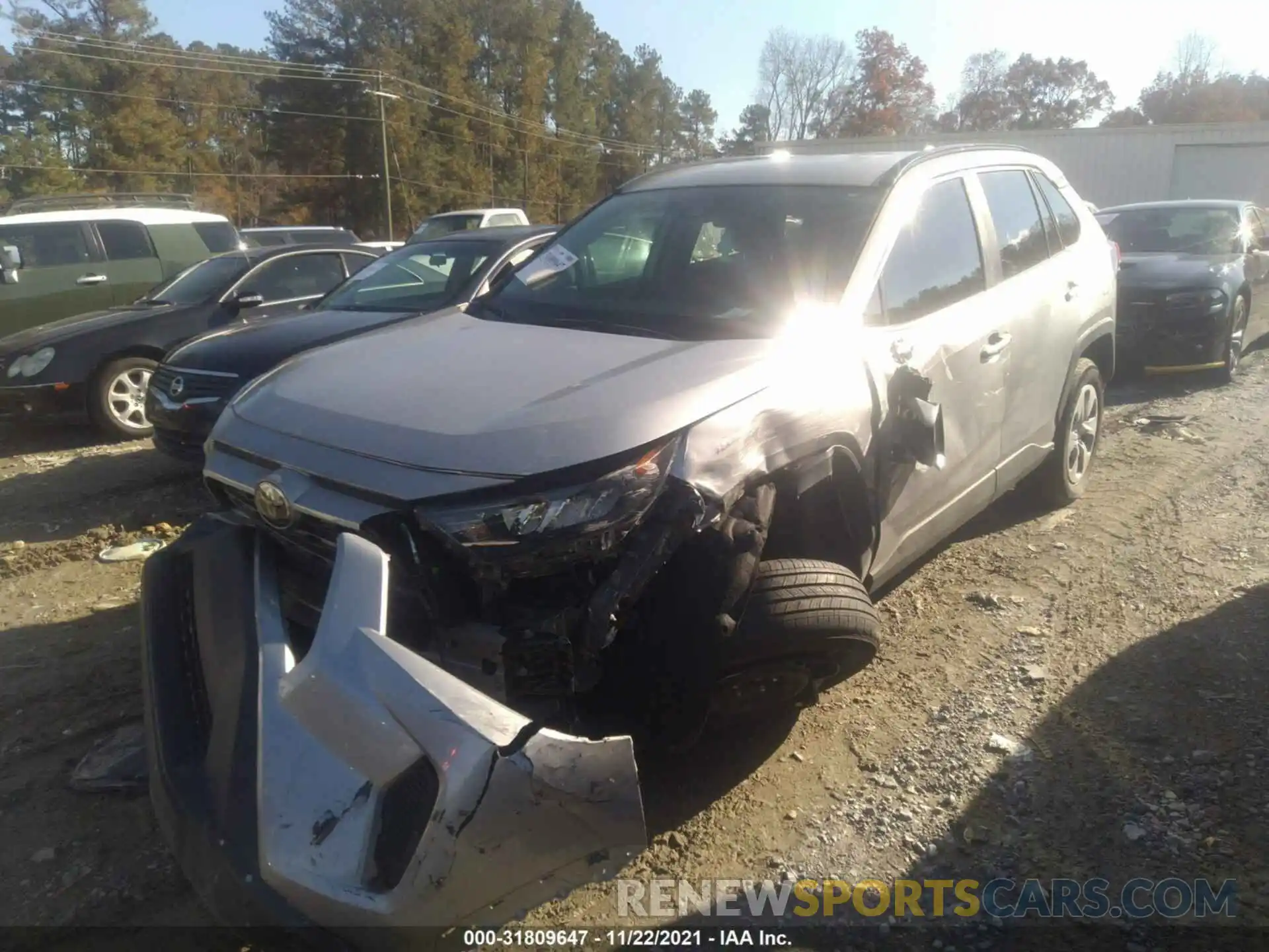 2 Photograph of a damaged car 2T3H1RFV1KW045082 TOYOTA RAV4 2019