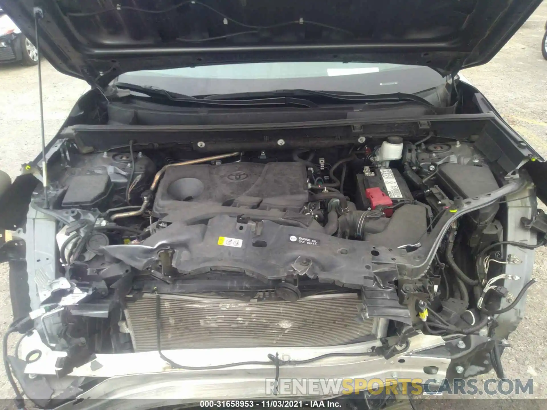 10 Фотография поврежденного автомобиля 2T3H1RFV1KW045597 TOYOTA RAV4 2019