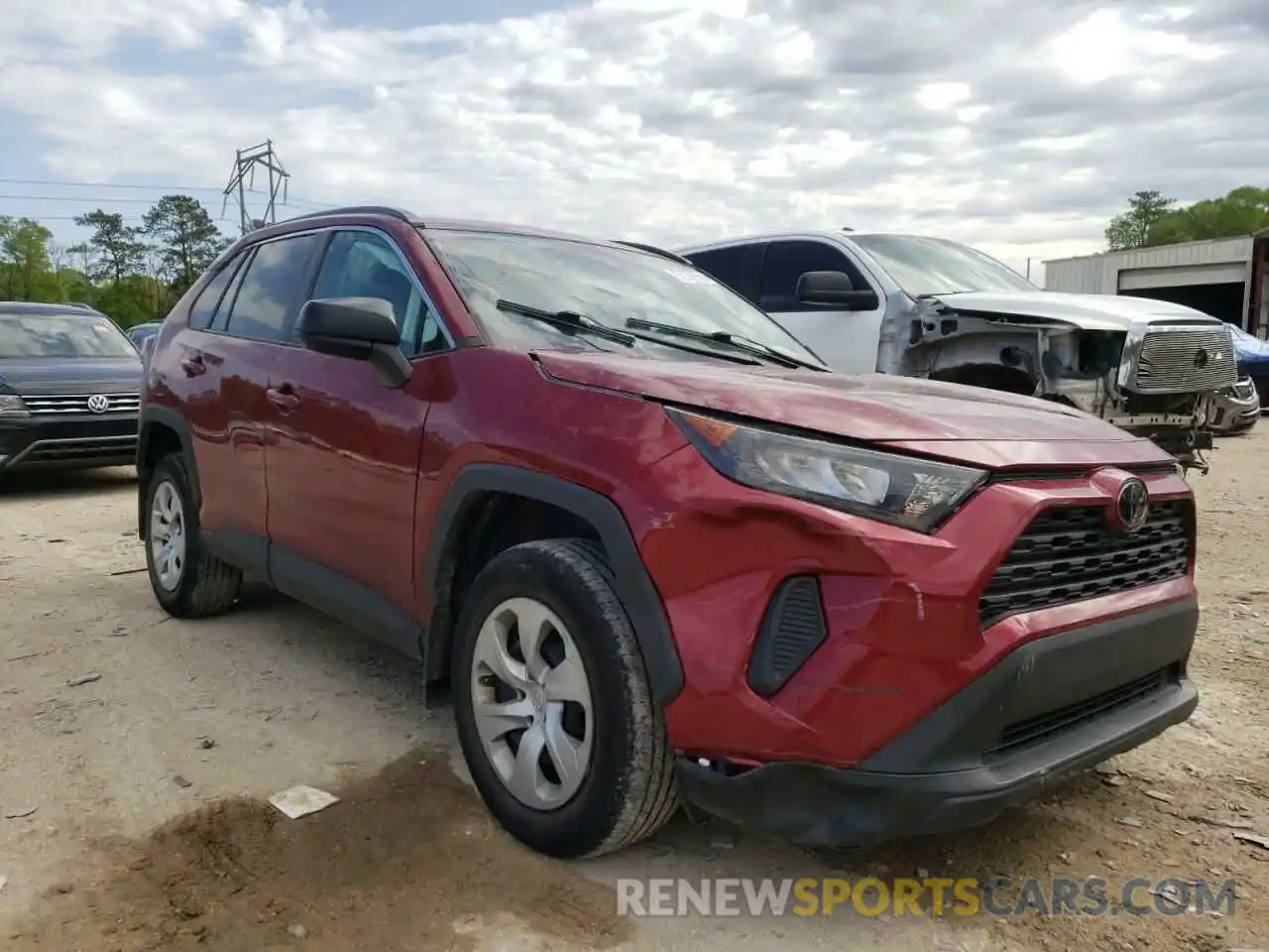 1 Фотография поврежденного автомобиля 2T3H1RFV1KW046264 TOYOTA RAV4 2019