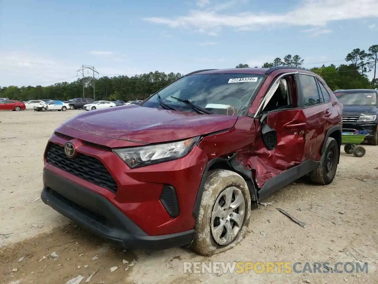 2 Фотография поврежденного автомобиля 2T3H1RFV1KW046264 TOYOTA RAV4 2019