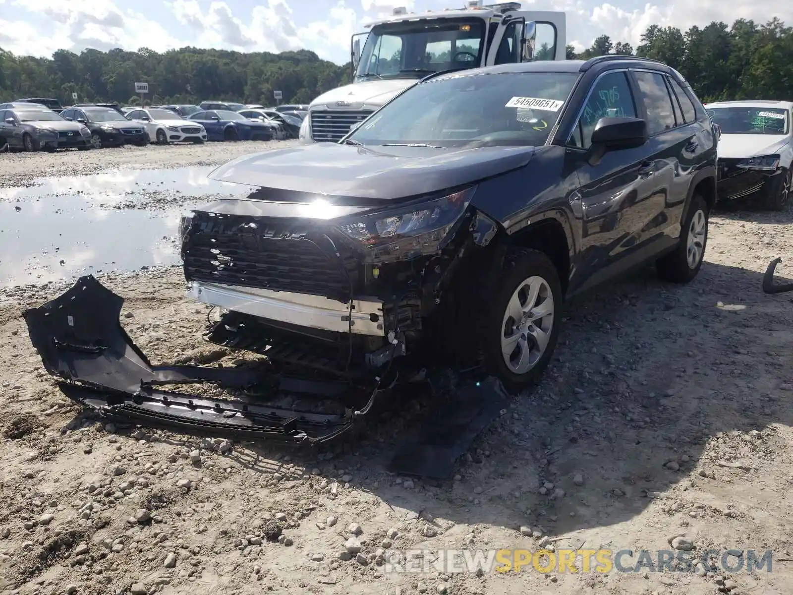 2 Photograph of a damaged car 2T3H1RFV1KW054705 TOYOTA RAV4 2019