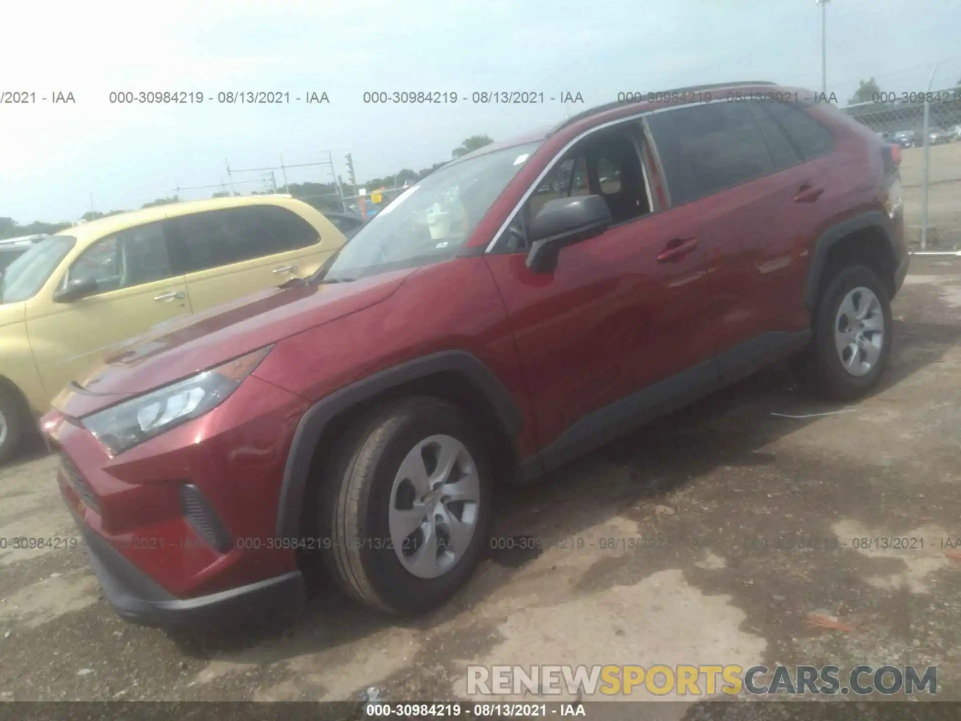 2 Photograph of a damaged car 2T3H1RFV1KW055210 TOYOTA RAV4 2019