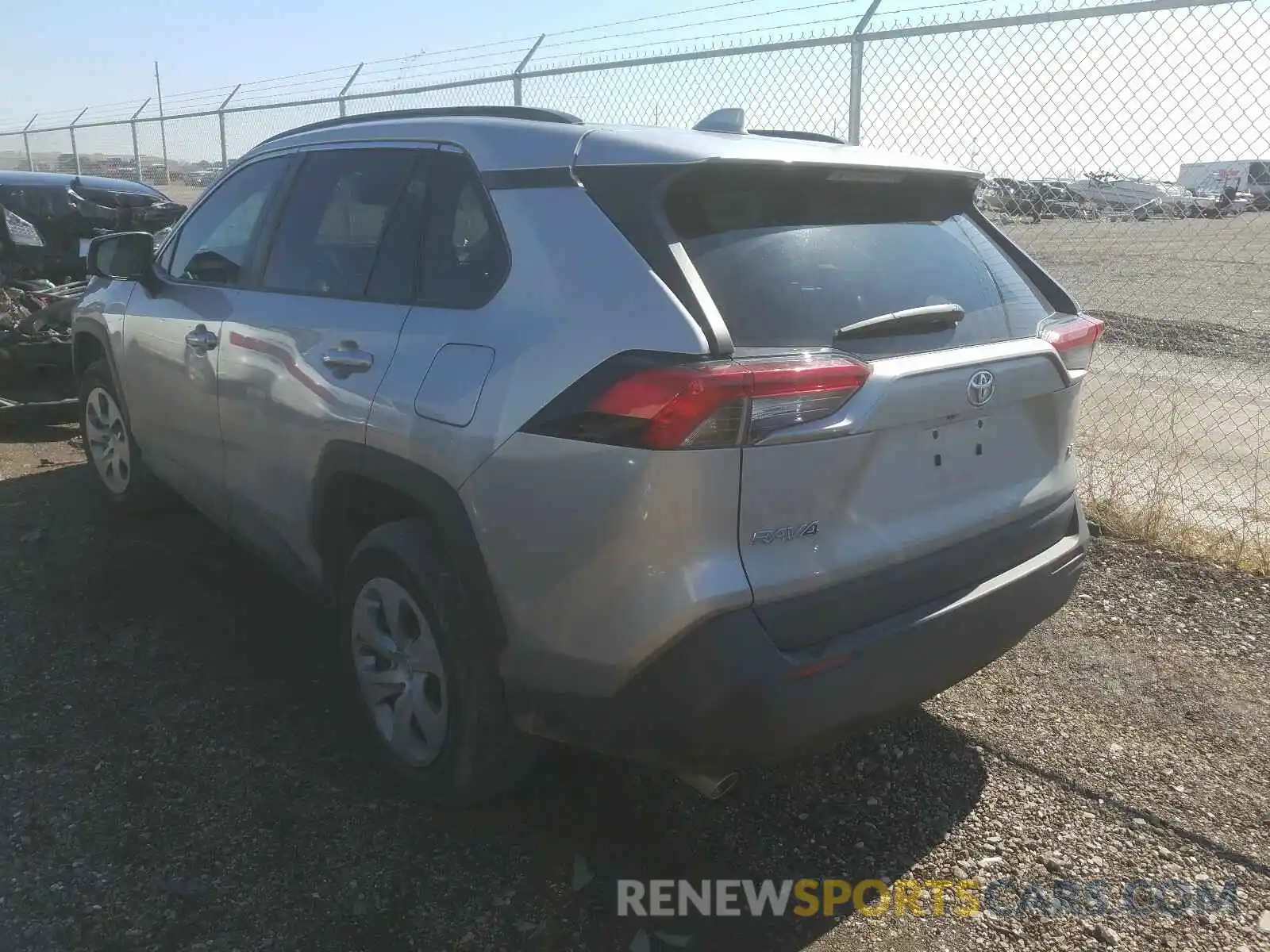 3 Photograph of a damaged car 2T3H1RFV2KC001660 TOYOTA RAV4 2019