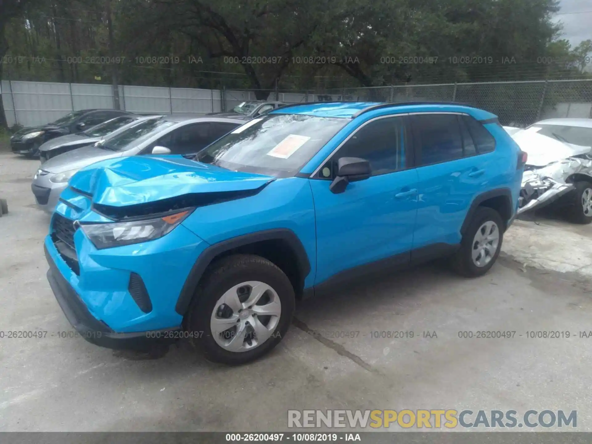 2 Фотография поврежденного автомобиля 2T3H1RFV2KC007779 TOYOTA RAV4 2019