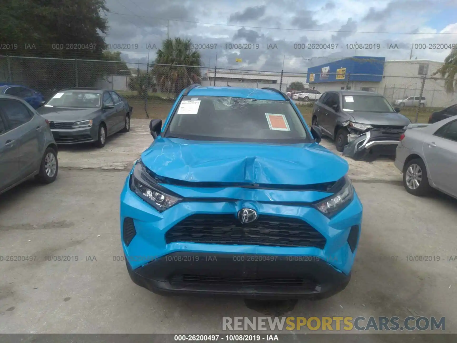 6 Photograph of a damaged car 2T3H1RFV2KC007779 TOYOTA RAV4 2019