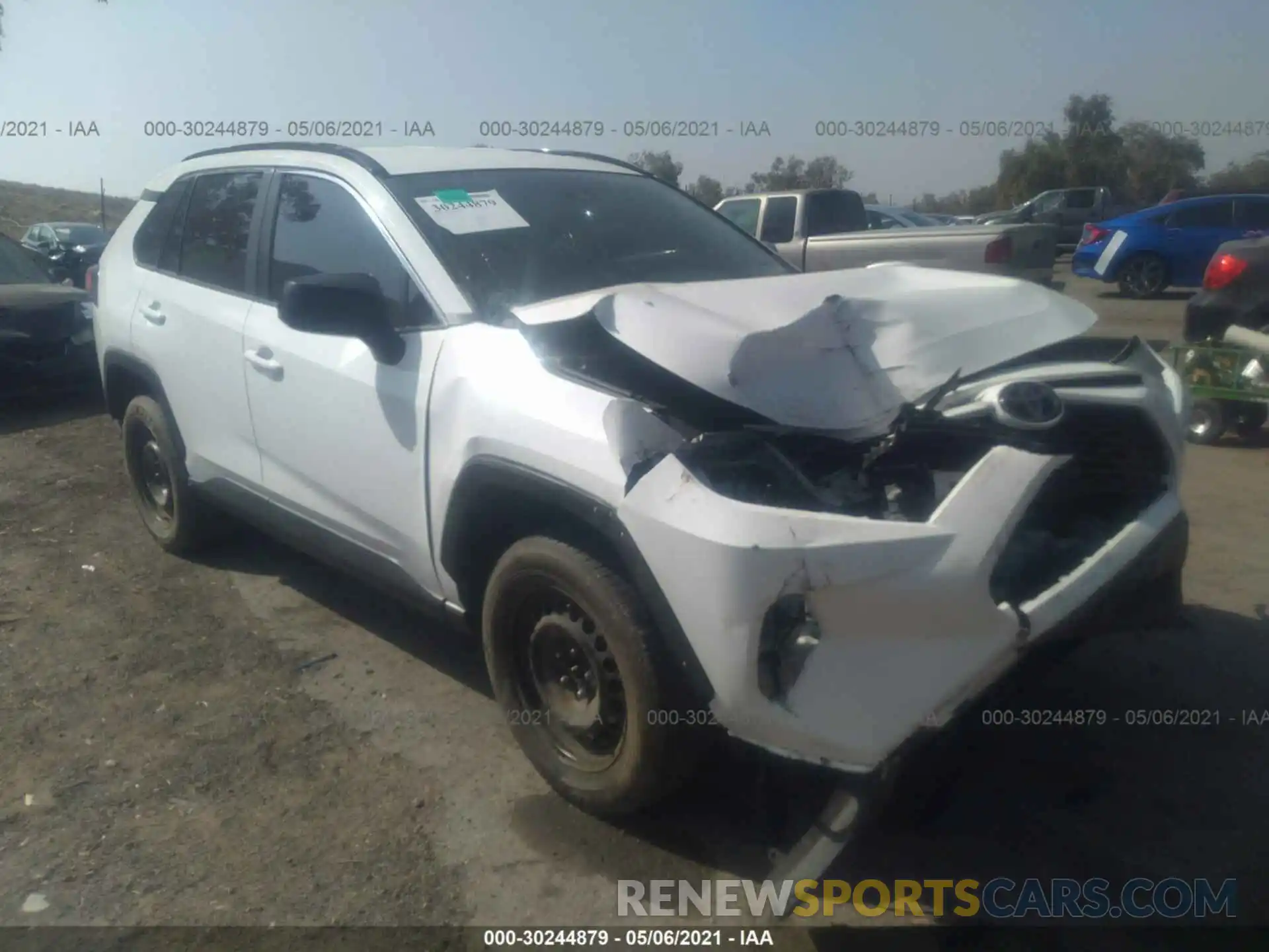 1 Photograph of a damaged car 2T3H1RFV2KC011430 TOYOTA RAV4 2019