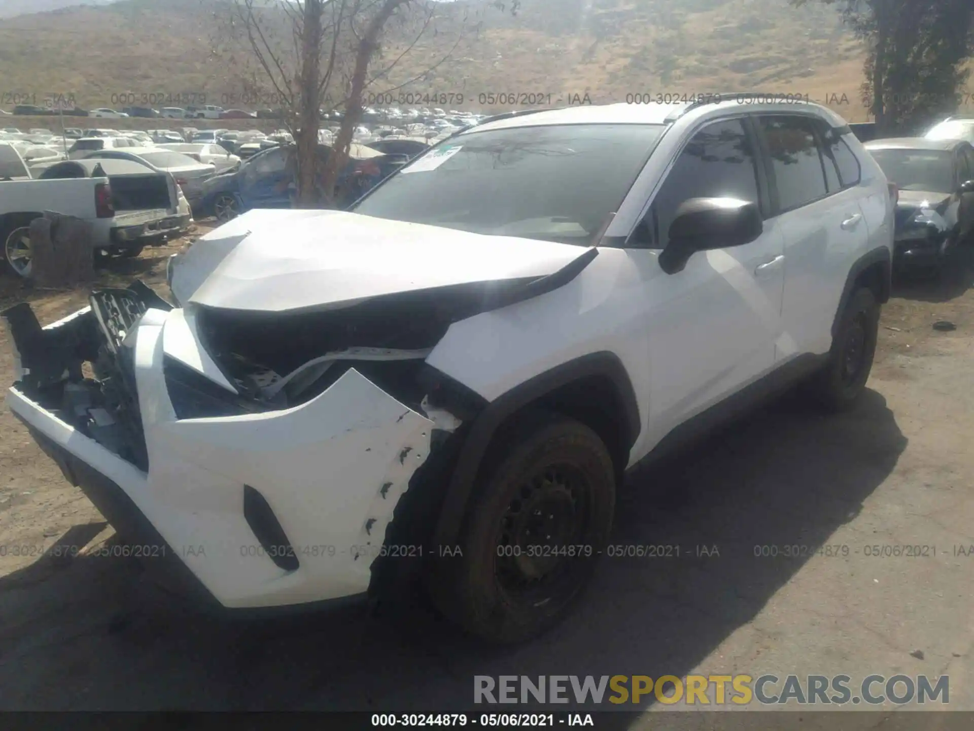 2 Photograph of a damaged car 2T3H1RFV2KC011430 TOYOTA RAV4 2019