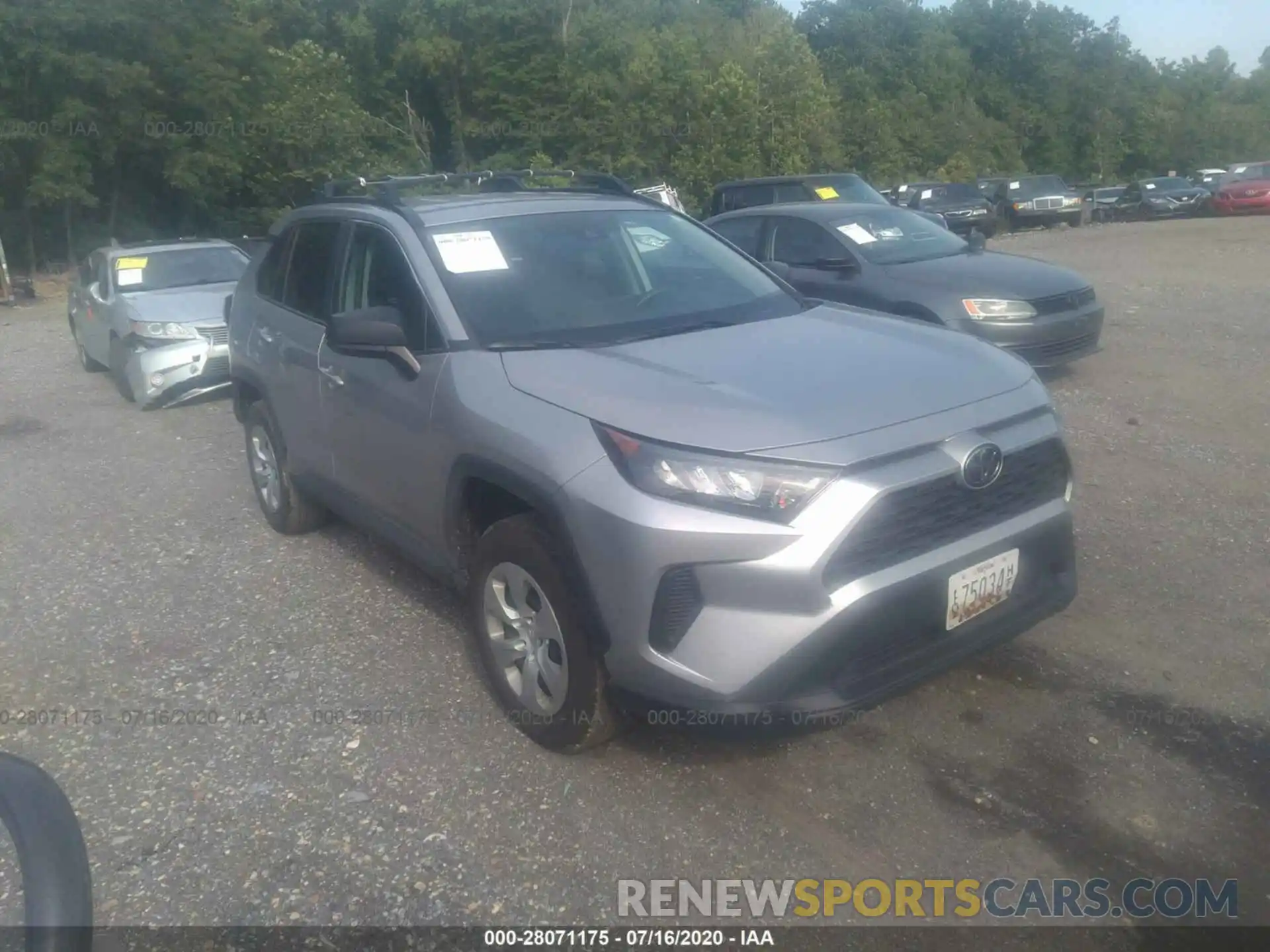 1 Фотография поврежденного автомобиля 2T3H1RFV2KC021259 TOYOTA RAV4 2019