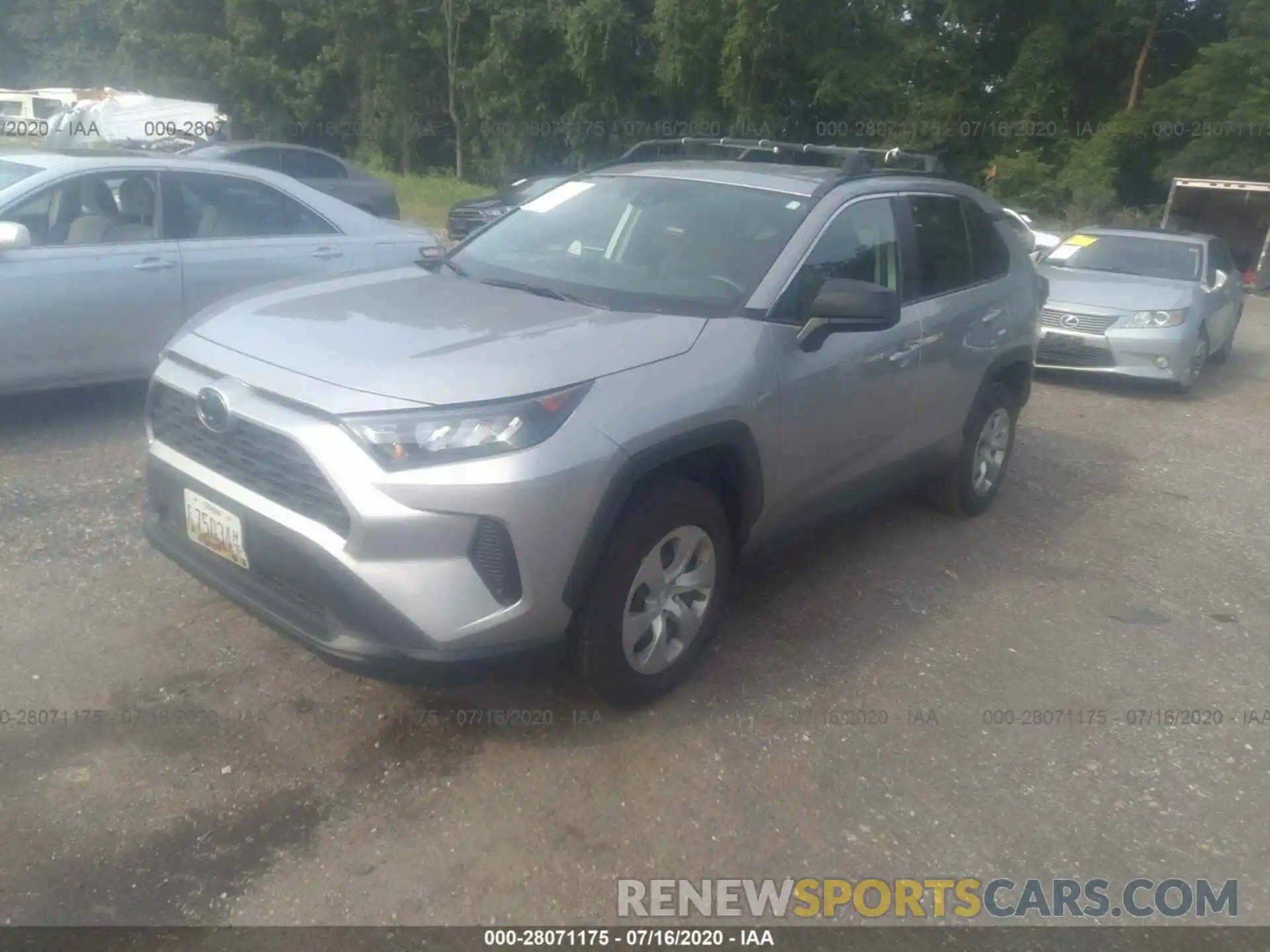 2 Фотография поврежденного автомобиля 2T3H1RFV2KC021259 TOYOTA RAV4 2019