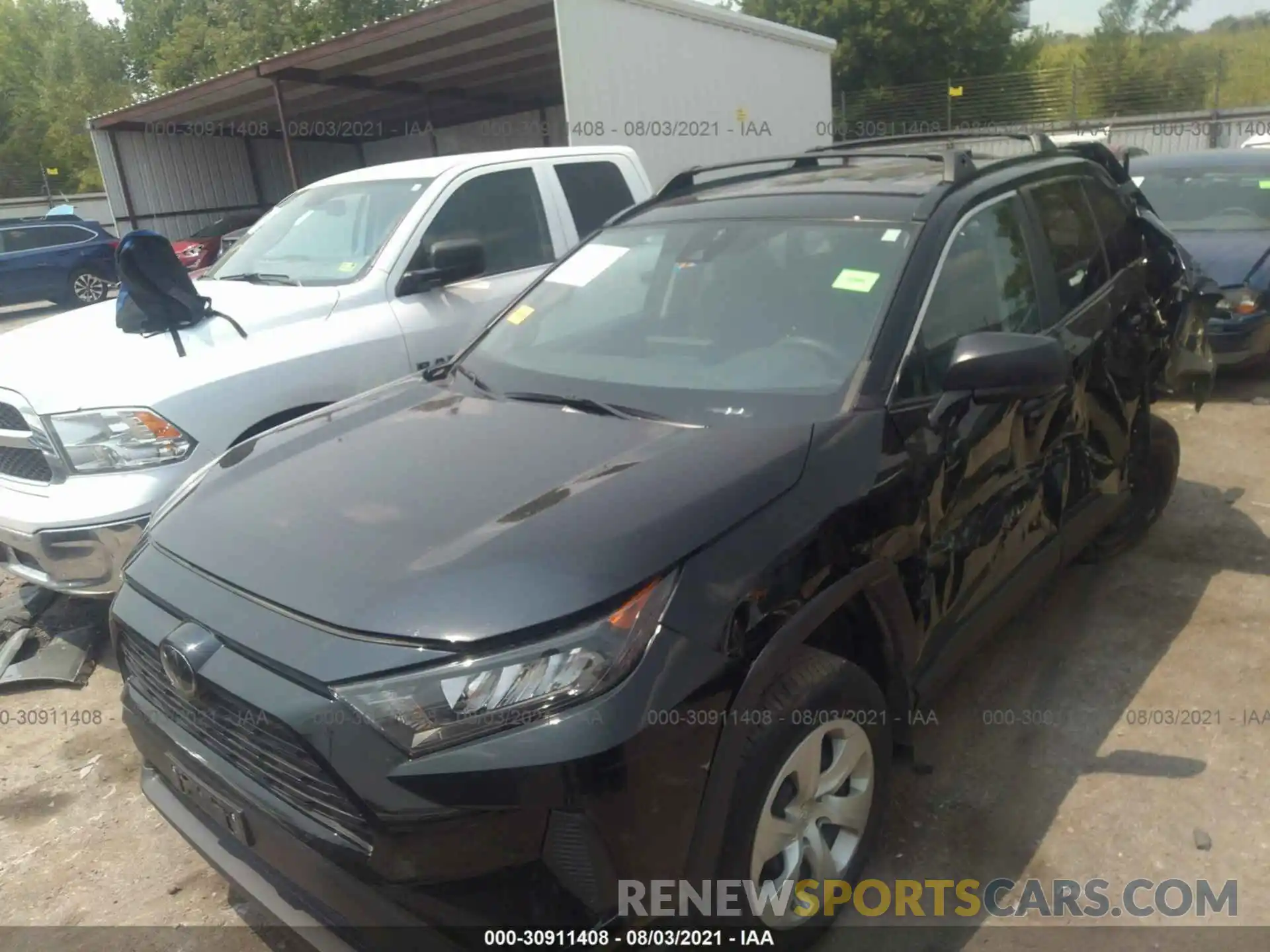 2 Photograph of a damaged car 2T3H1RFV2KC022542 TOYOTA RAV4 2019