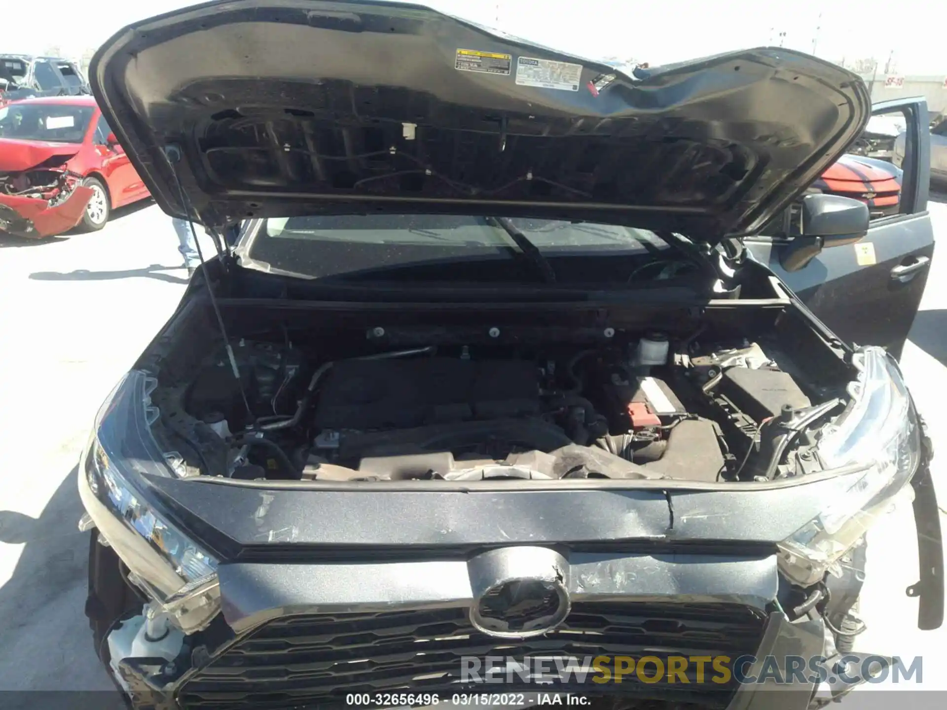 10 Фотография поврежденного автомобиля 2T3H1RFV2KC022833 TOYOTA RAV4 2019