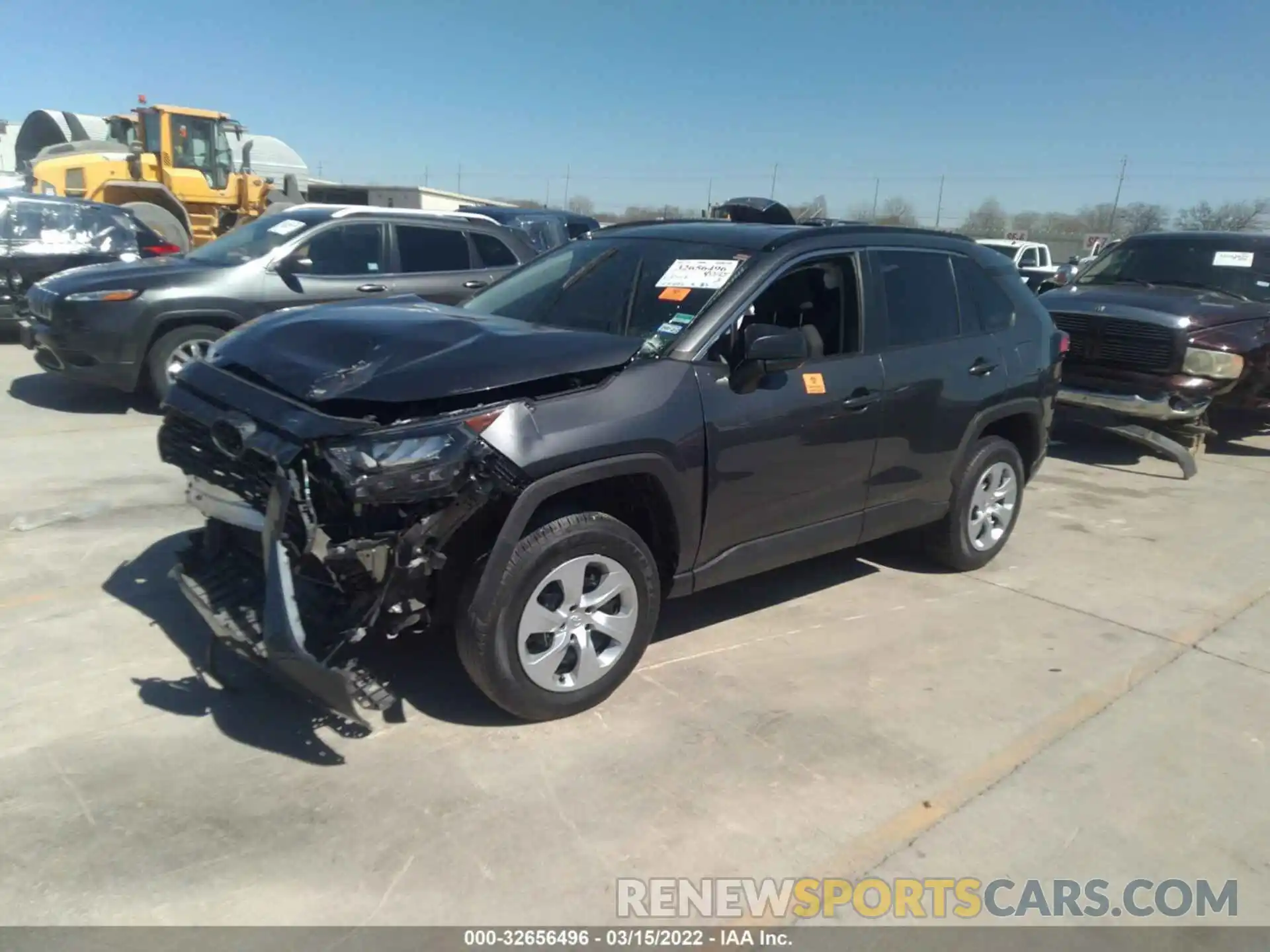 2 Photograph of a damaged car 2T3H1RFV2KC022833 TOYOTA RAV4 2019