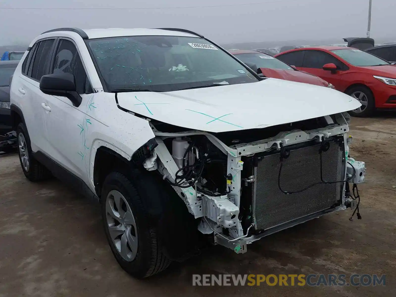 1 Photograph of a damaged car 2T3H1RFV2KC024467 TOYOTA RAV4 2019