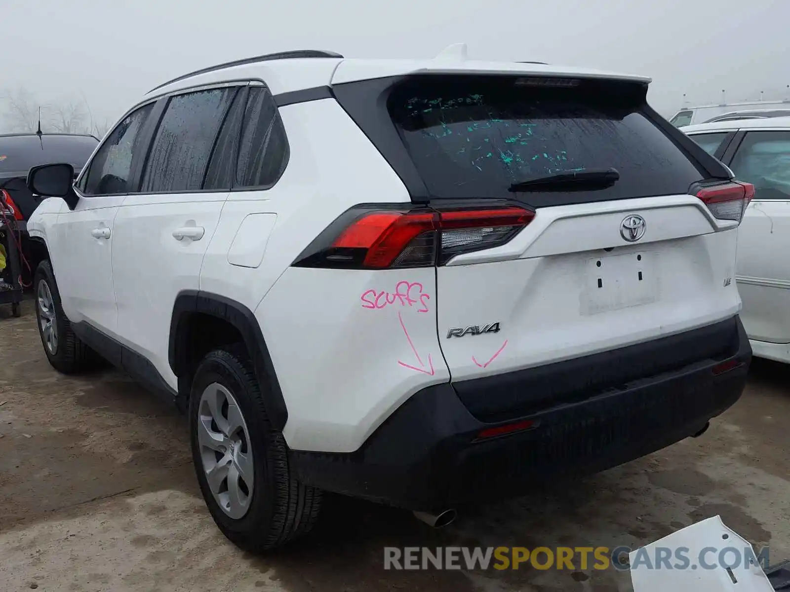 3 Photograph of a damaged car 2T3H1RFV2KC024467 TOYOTA RAV4 2019