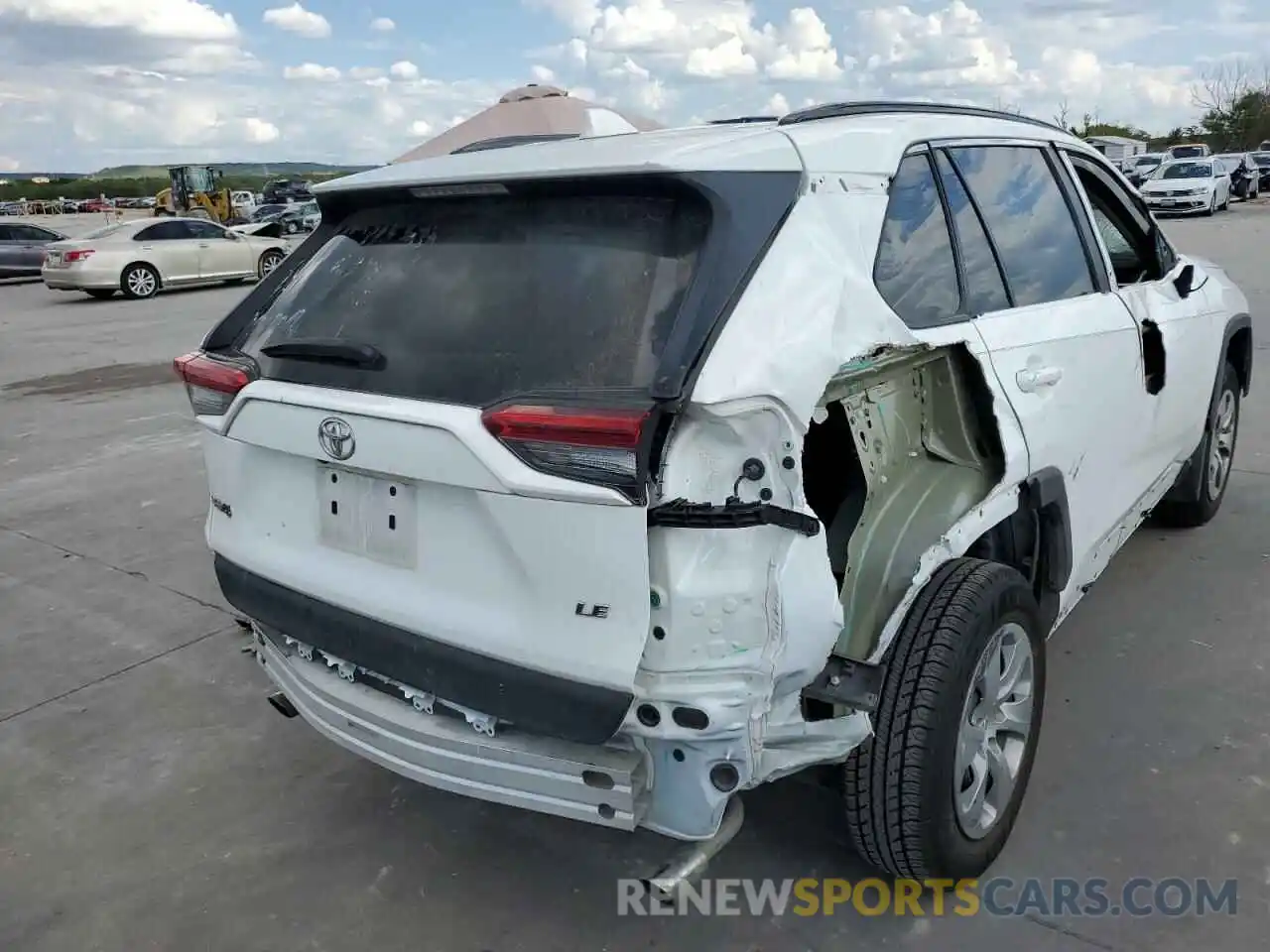 4 Фотография поврежденного автомобиля 2T3H1RFV2KC024968 TOYOTA RAV4 2019