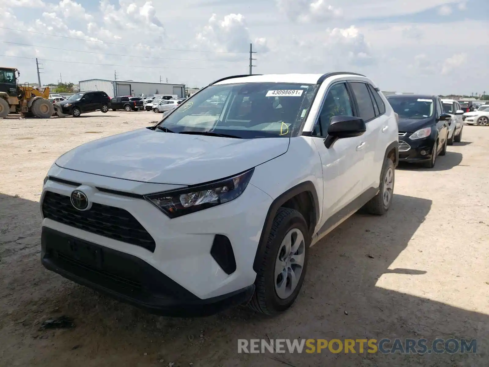 2 Photograph of a damaged car 2T3H1RFV2KC025733 TOYOTA RAV4 2019