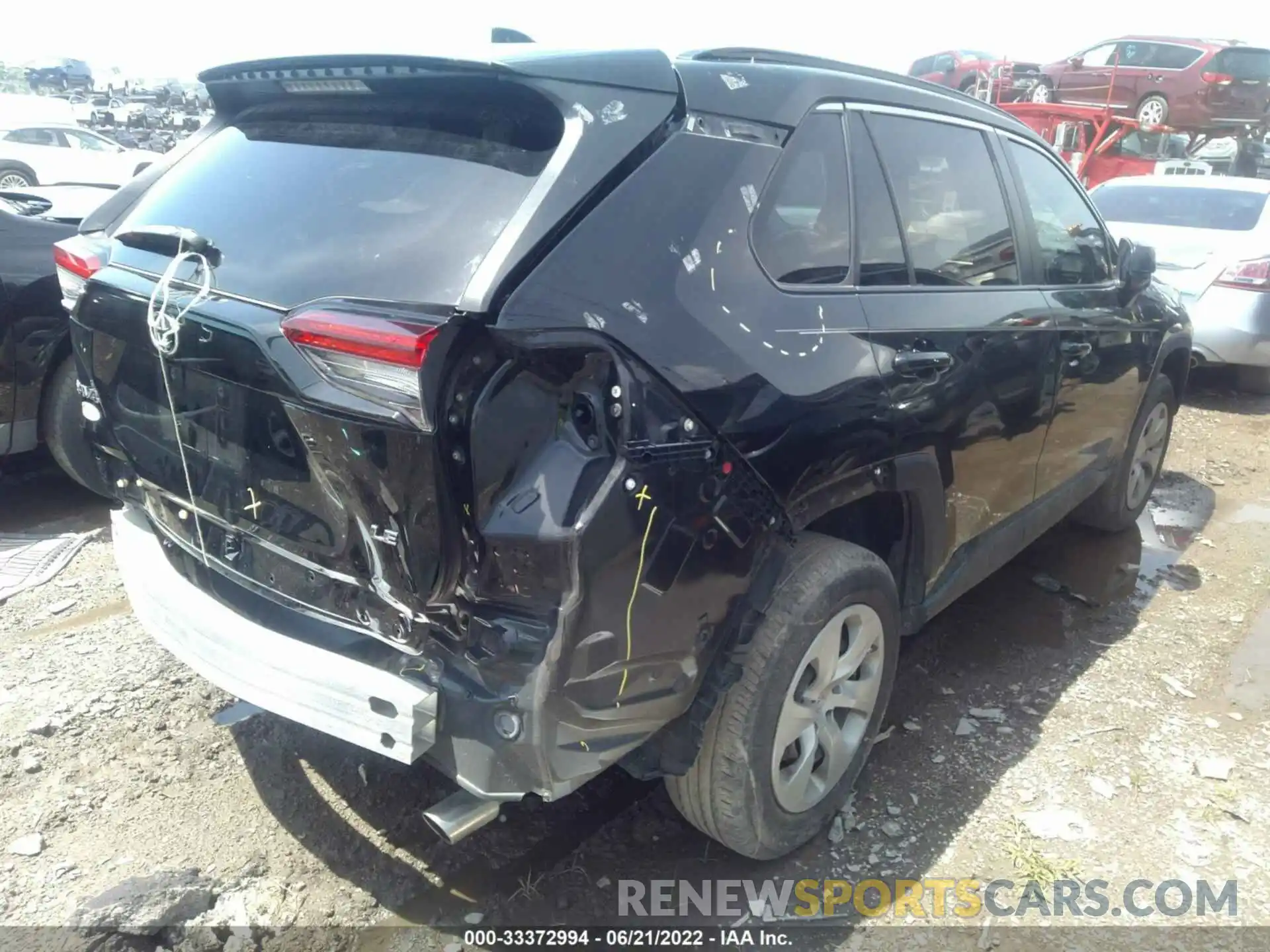 4 Фотография поврежденного автомобиля 2T3H1RFV2KC026431 TOYOTA RAV4 2019