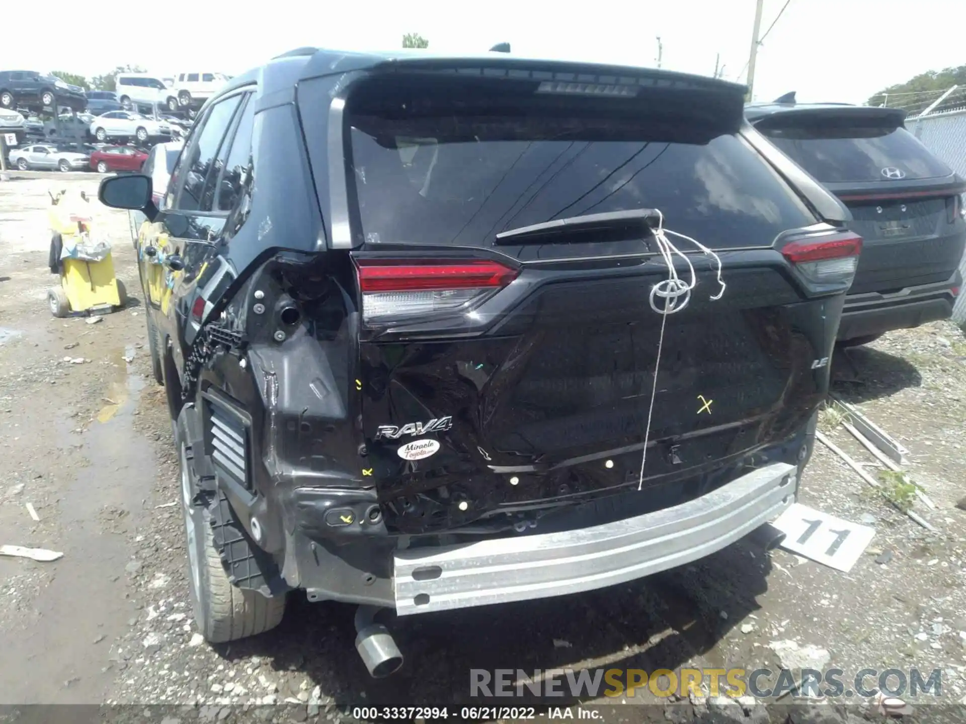 6 Фотография поврежденного автомобиля 2T3H1RFV2KC026431 TOYOTA RAV4 2019