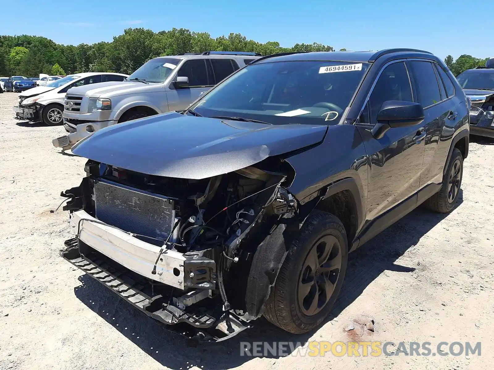 2 Photograph of a damaged car 2T3H1RFV2KC027255 TOYOTA RAV4 2019