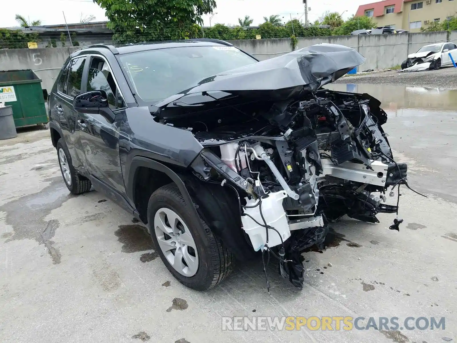 1 Photograph of a damaged car 2T3H1RFV2KC029121 TOYOTA RAV4 2019