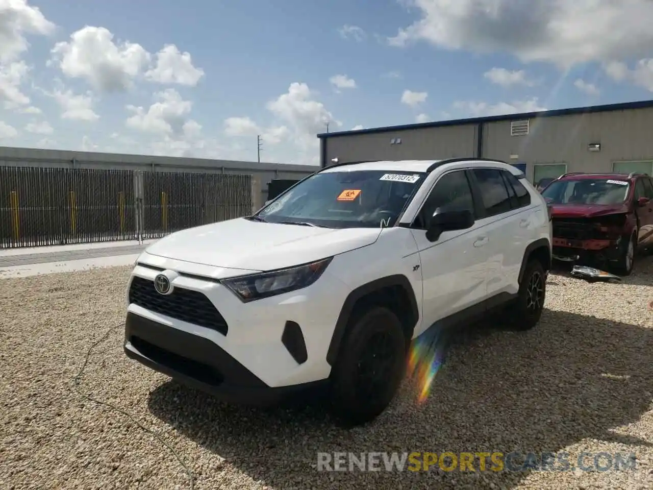 2 Photograph of a damaged car 2T3H1RFV2KC030933 TOYOTA RAV4 2019