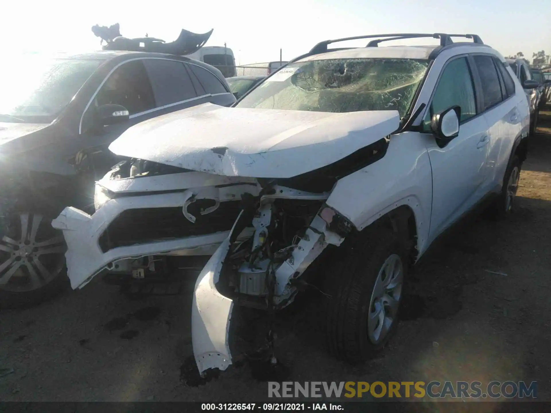 6 Photograph of a damaged car 2T3H1RFV2KW001673 TOYOTA RAV4 2019