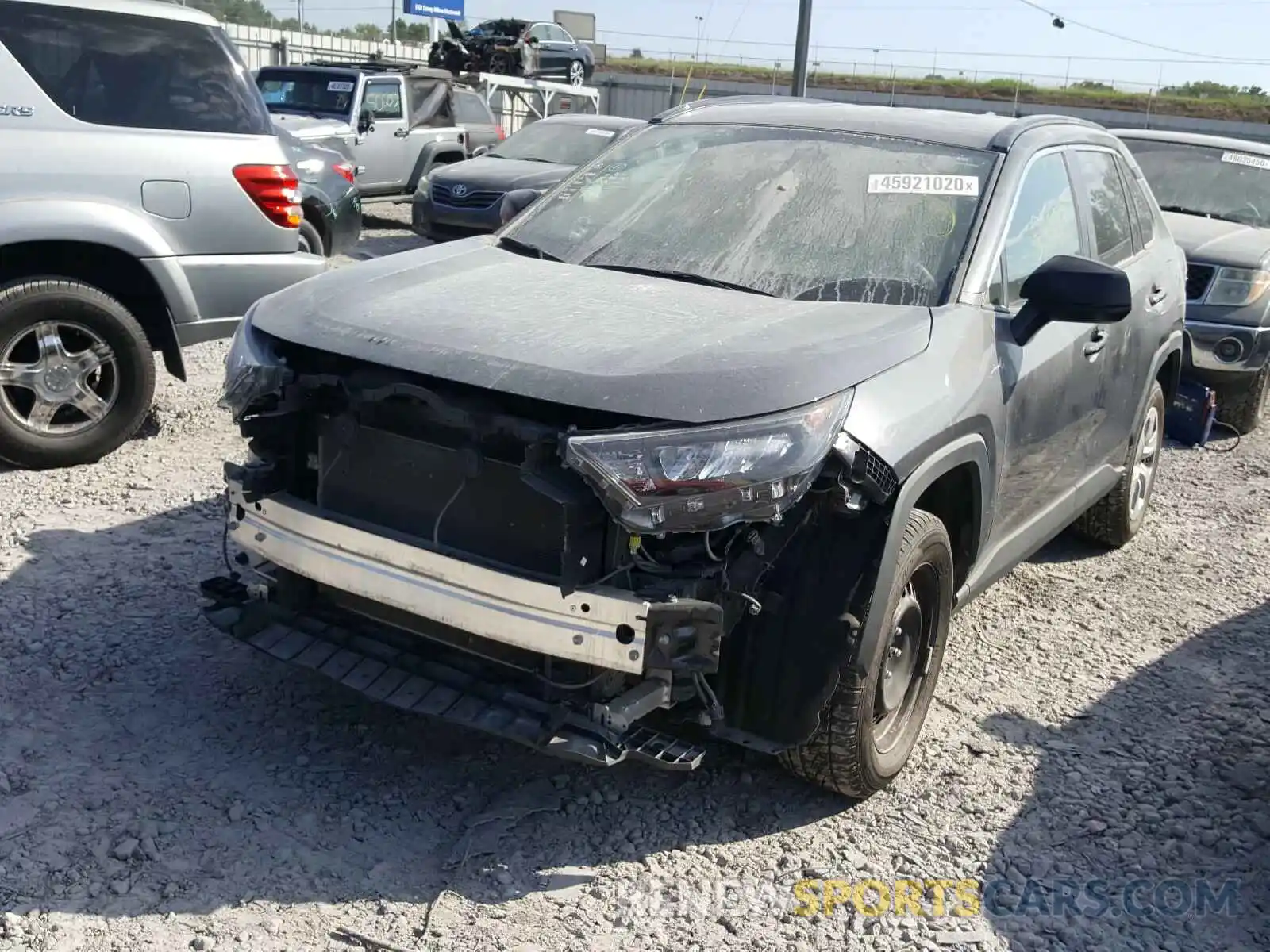 2 Фотография поврежденного автомобиля 2T3H1RFV2KW004556 TOYOTA RAV4 2019