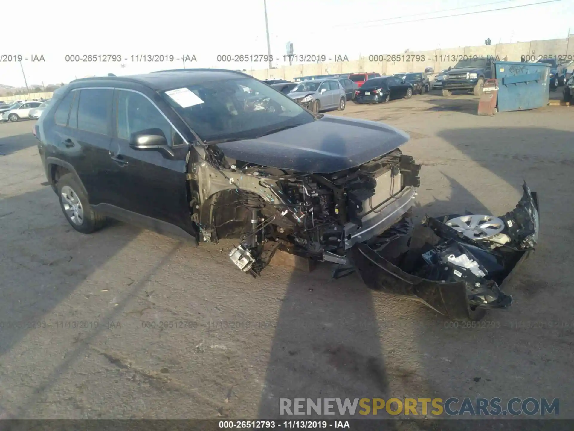 1 Photograph of a damaged car 2T3H1RFV2KW006050 TOYOTA RAV4 2019