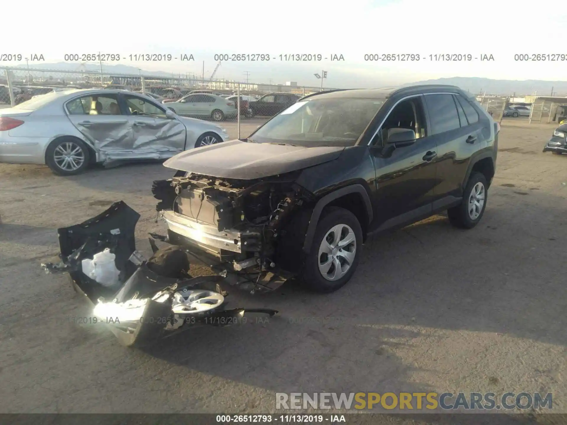 2 Photograph of a damaged car 2T3H1RFV2KW006050 TOYOTA RAV4 2019