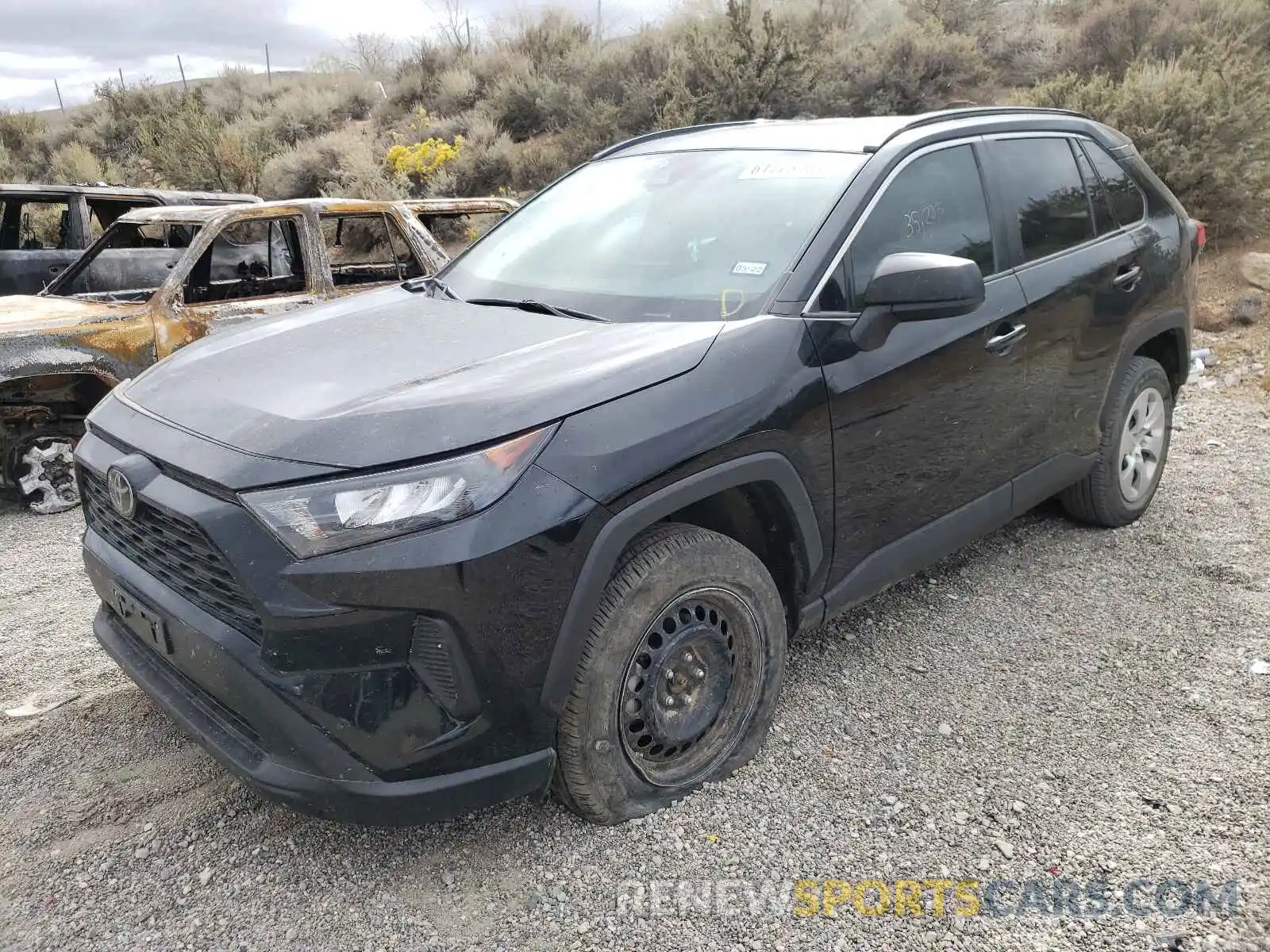 2 Фотография поврежденного автомобиля 2T3H1RFV2KW006078 TOYOTA RAV4 2019