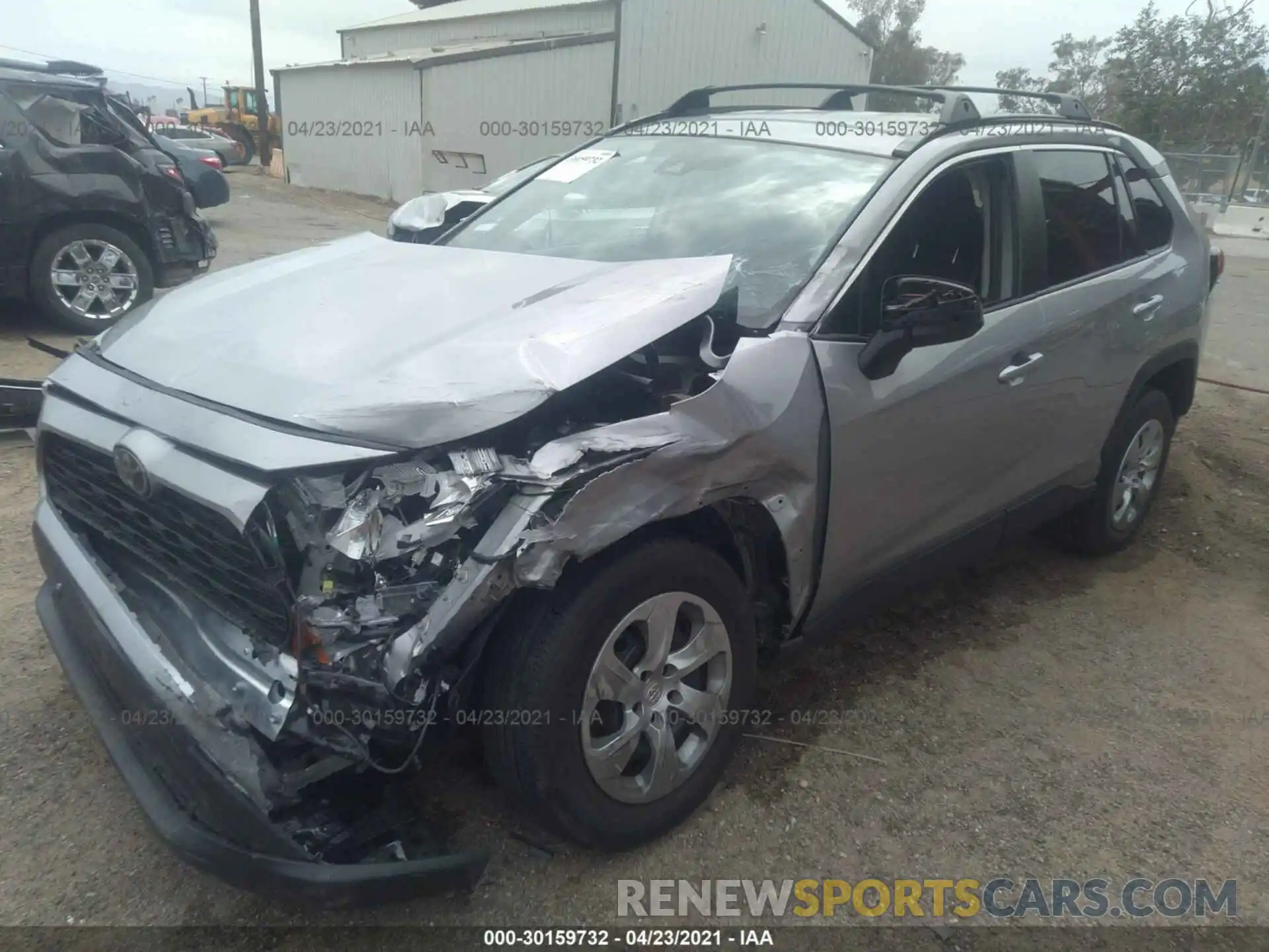 2 Photograph of a damaged car 2T3H1RFV2KW006338 TOYOTA RAV4 2019