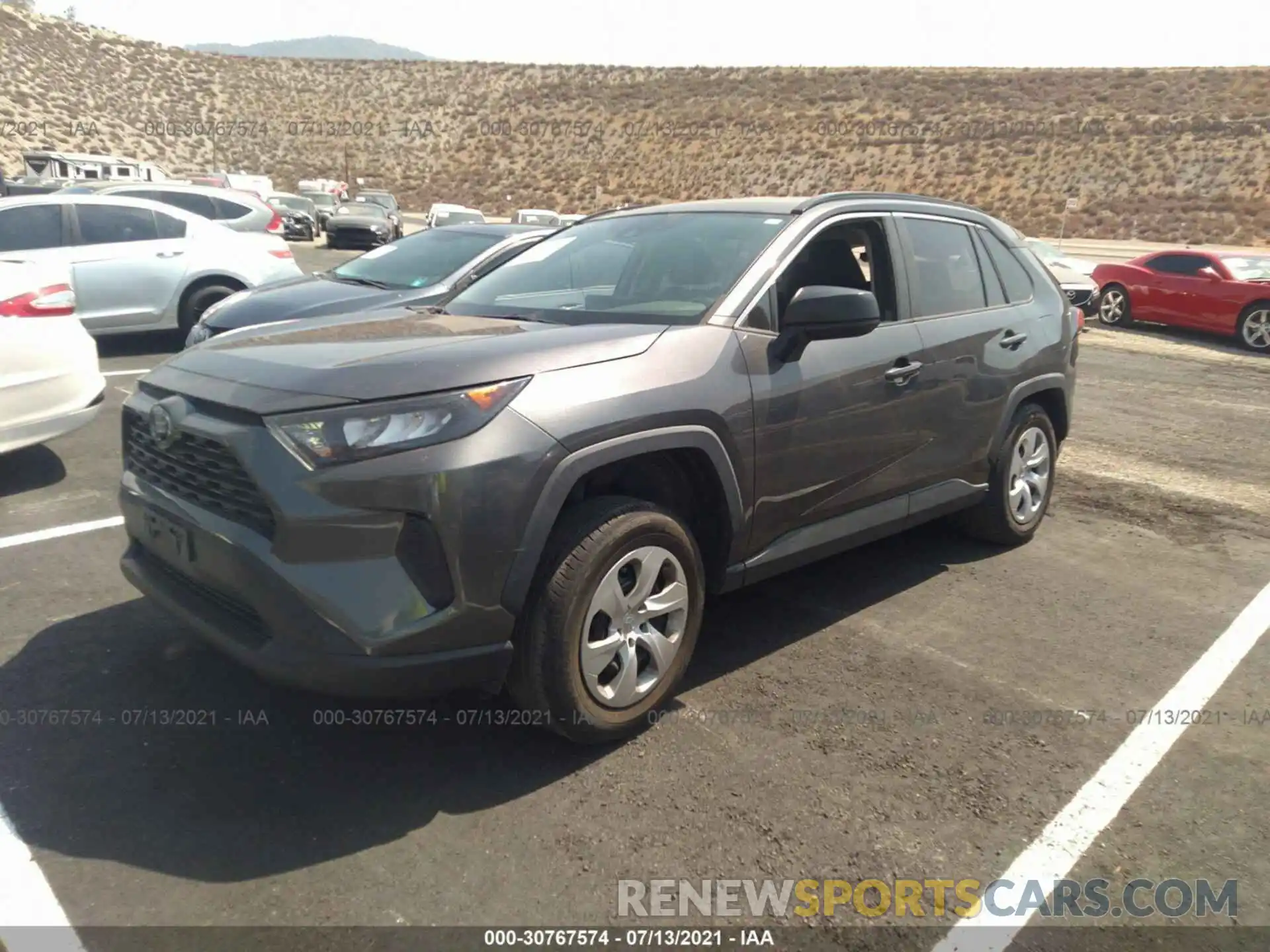 2 Фотография поврежденного автомобиля 2T3H1RFV2KW007831 TOYOTA RAV4 2019