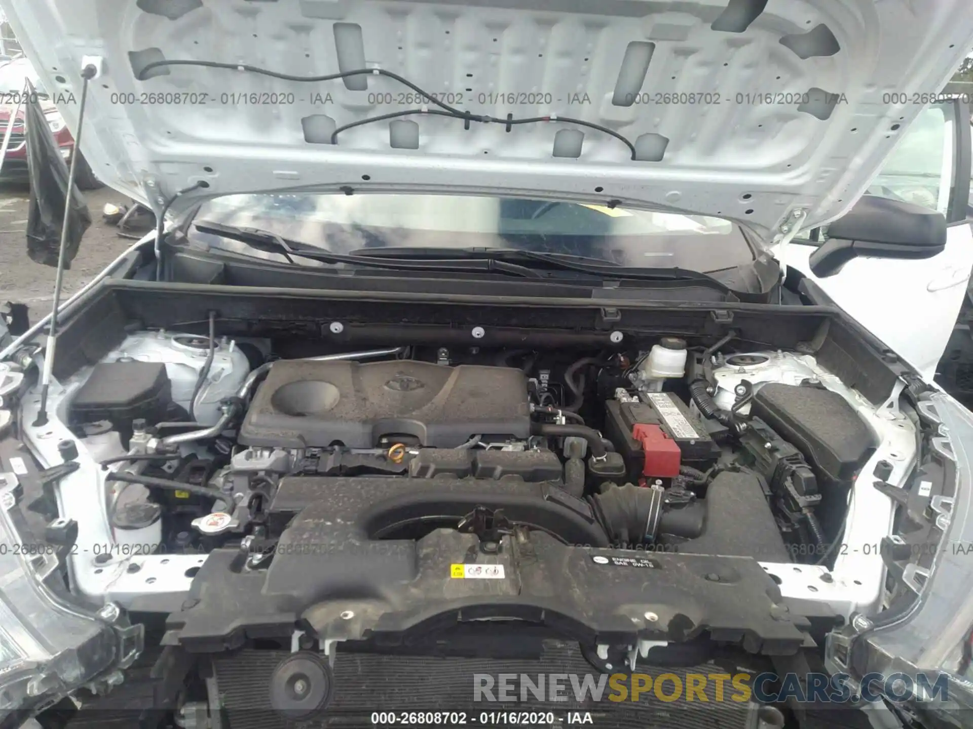 10 Фотография поврежденного автомобиля 2T3H1RFV2KW008171 TOYOTA RAV4 2019