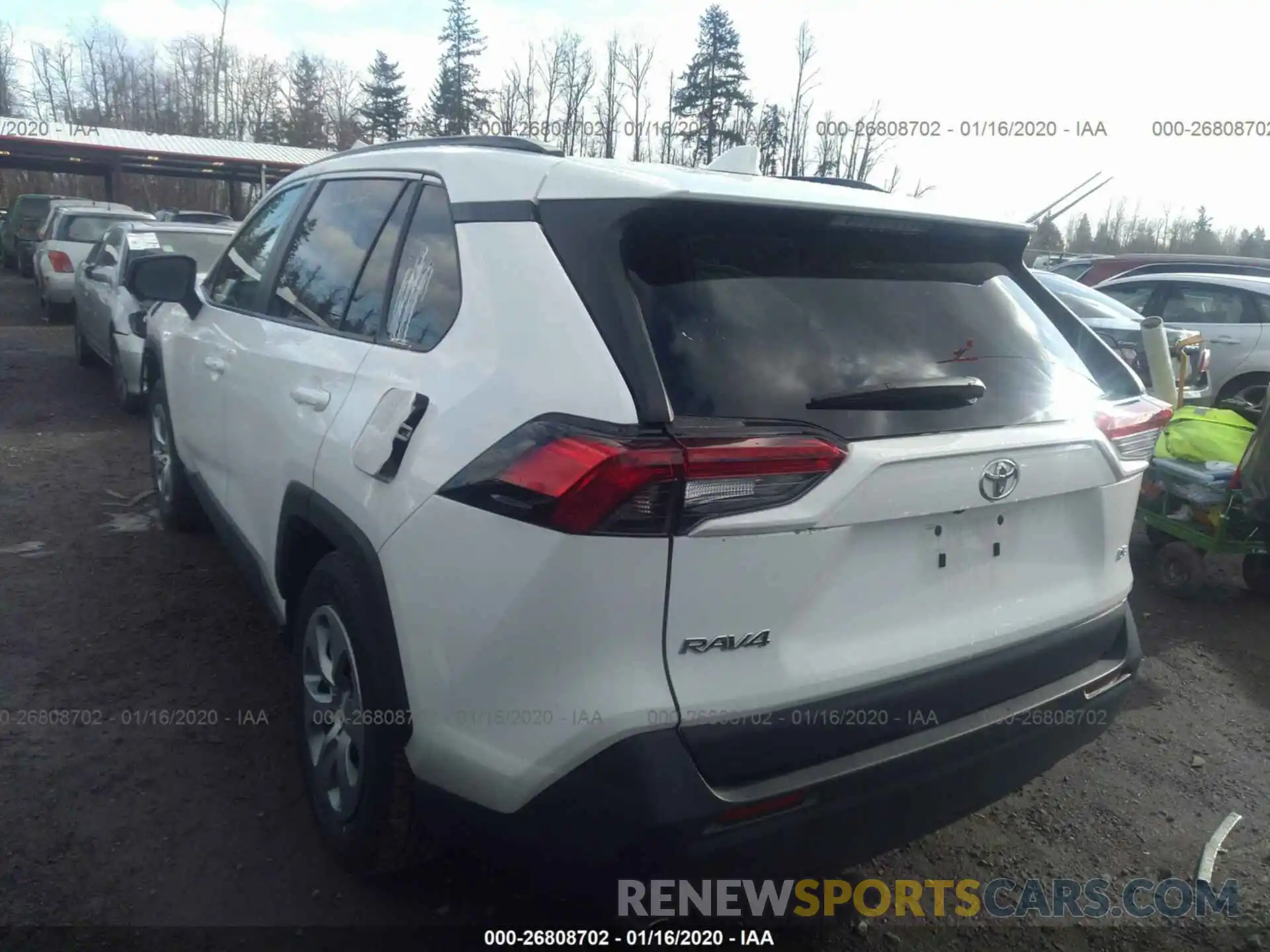 3 Фотография поврежденного автомобиля 2T3H1RFV2KW008171 TOYOTA RAV4 2019