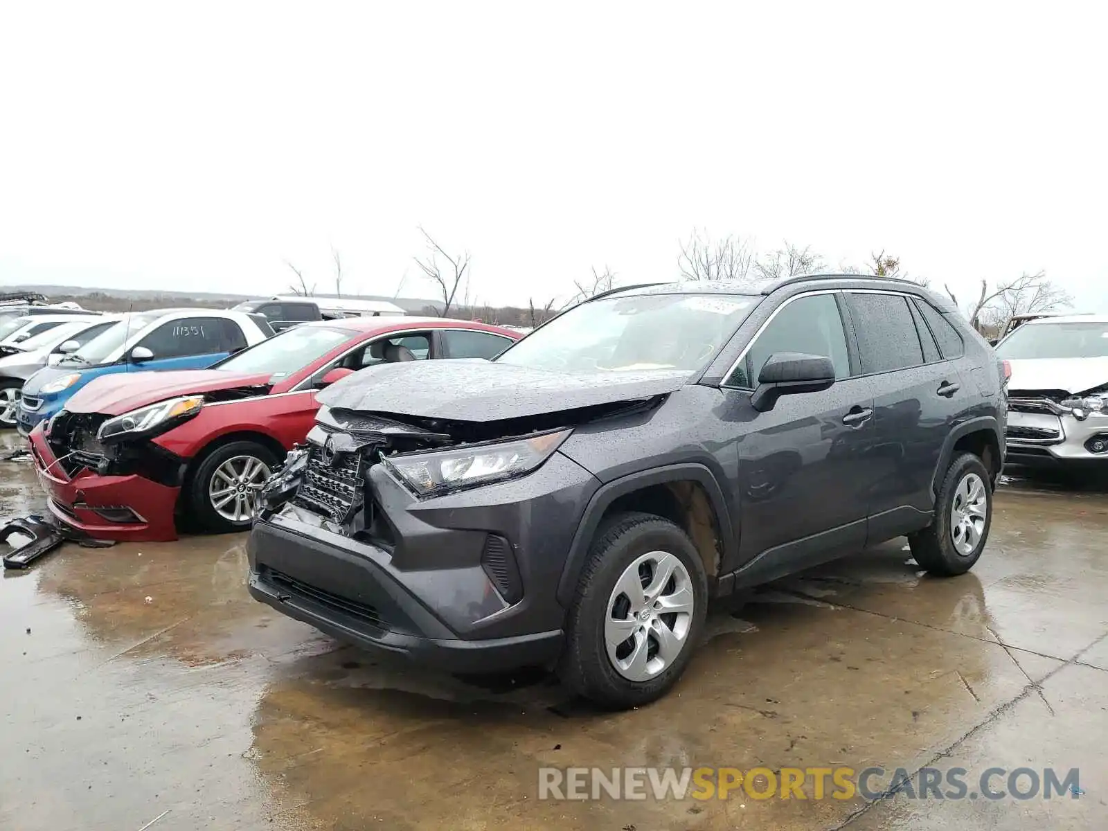 2 Фотография поврежденного автомобиля 2T3H1RFV2KW015282 TOYOTA RAV4 2019