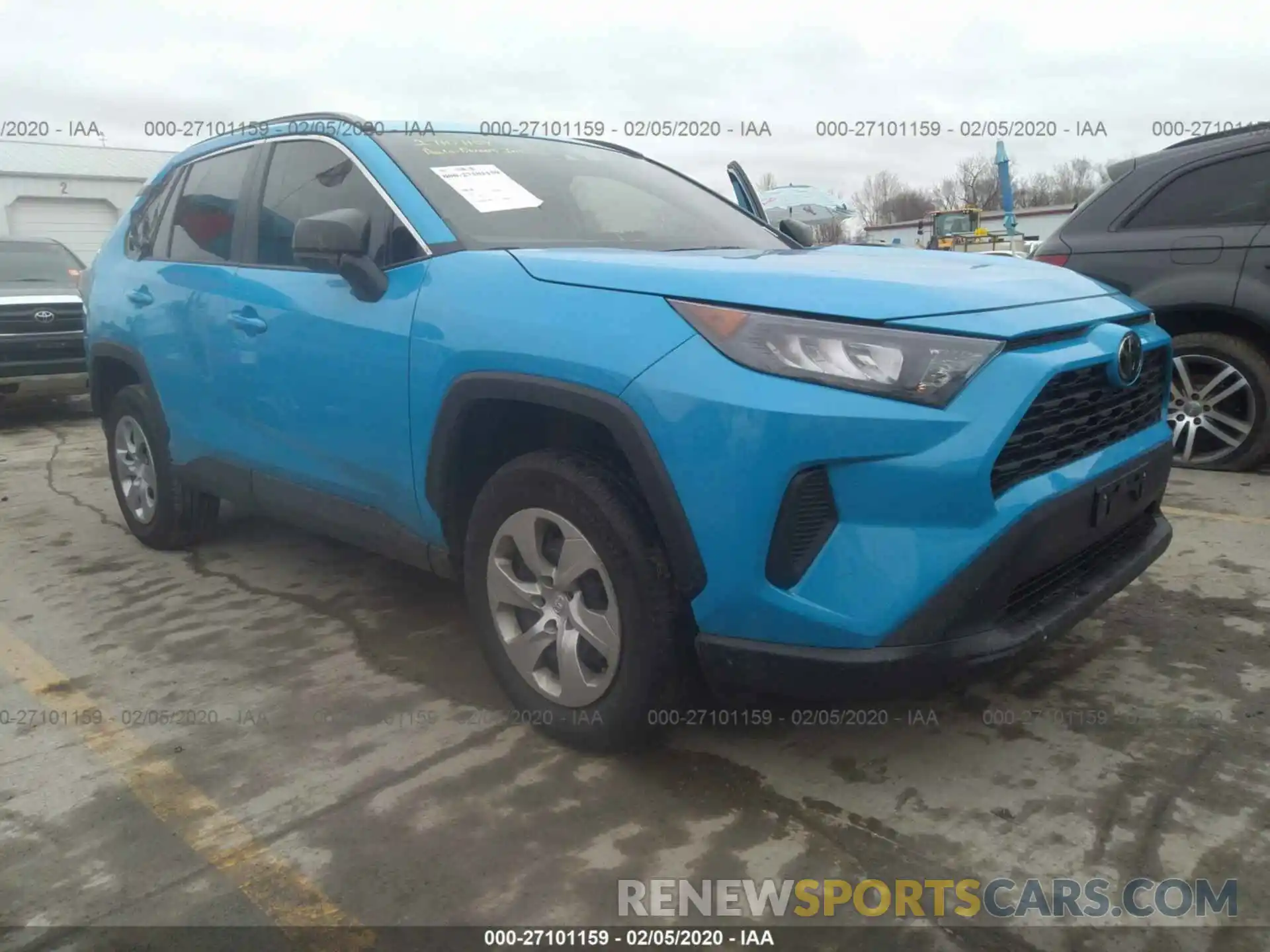 1 Фотография поврежденного автомобиля 2T3H1RFV2KW024158 TOYOTA RAV4 2019