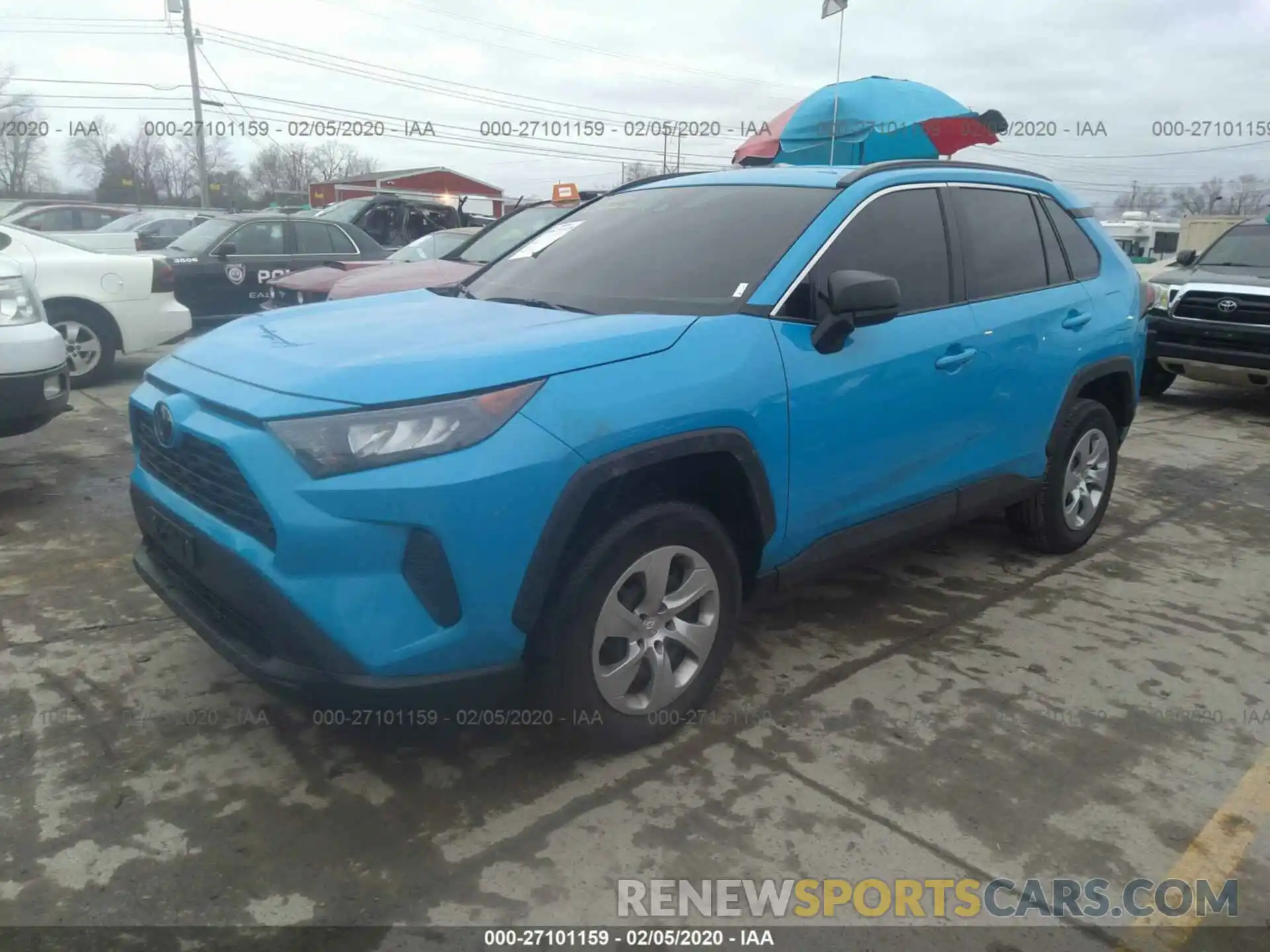 2 Фотография поврежденного автомобиля 2T3H1RFV2KW024158 TOYOTA RAV4 2019