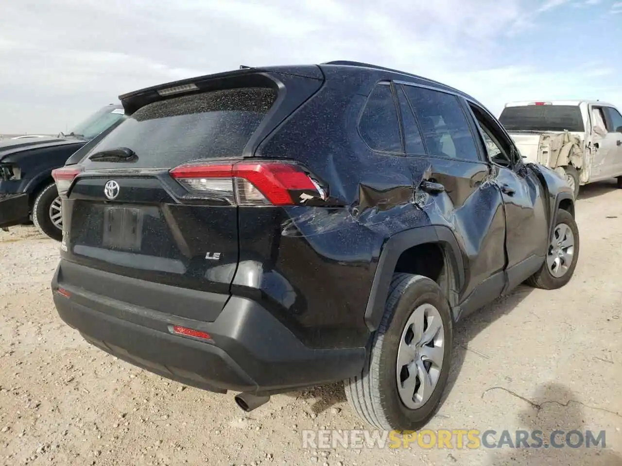 4 Фотография поврежденного автомобиля 2T3H1RFV2KW027559 TOYOTA RAV4 2019