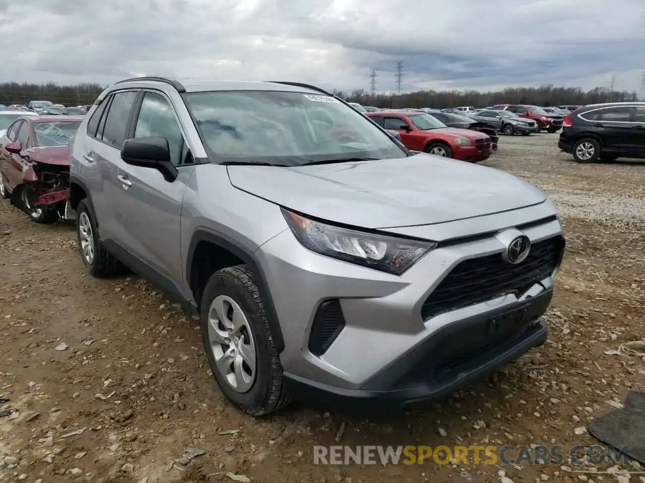 1 Photograph of a damaged car 2T3H1RFV2KW032048 TOYOTA RAV4 2019