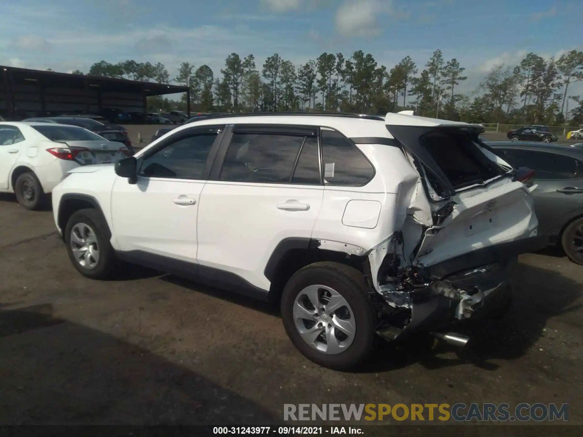 3 Photograph of a damaged car 2T3H1RFV2KW034690 TOYOTA RAV4 2019