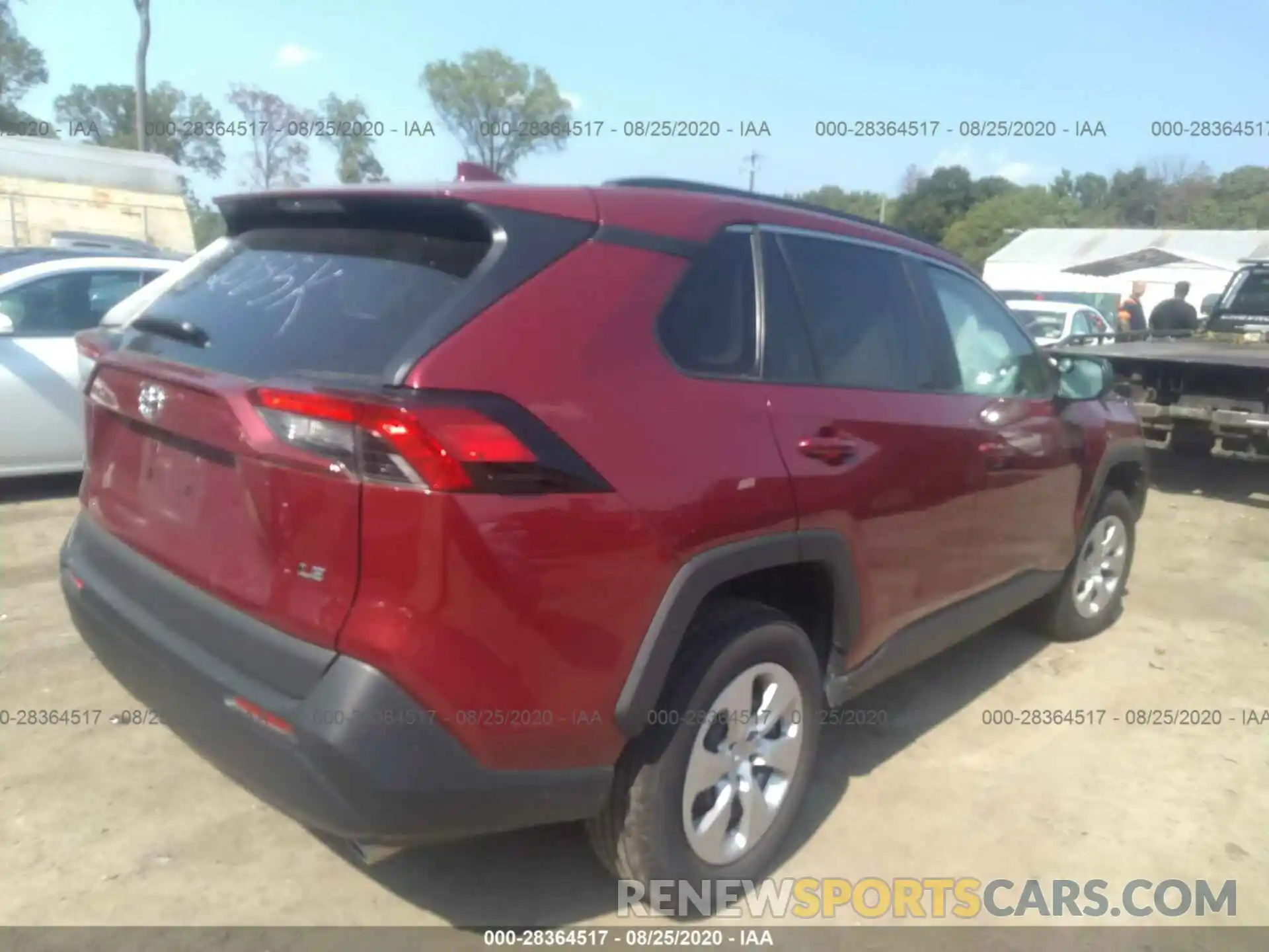 4 Photograph of a damaged car 2T3H1RFV2KW035886 TOYOTA RAV4 2019