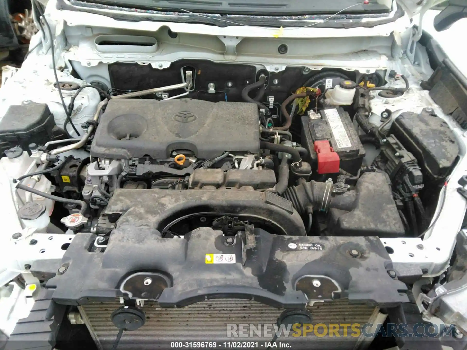 10 Фотография поврежденного автомобиля 2T3H1RFV2KW036178 TOYOTA RAV4 2019