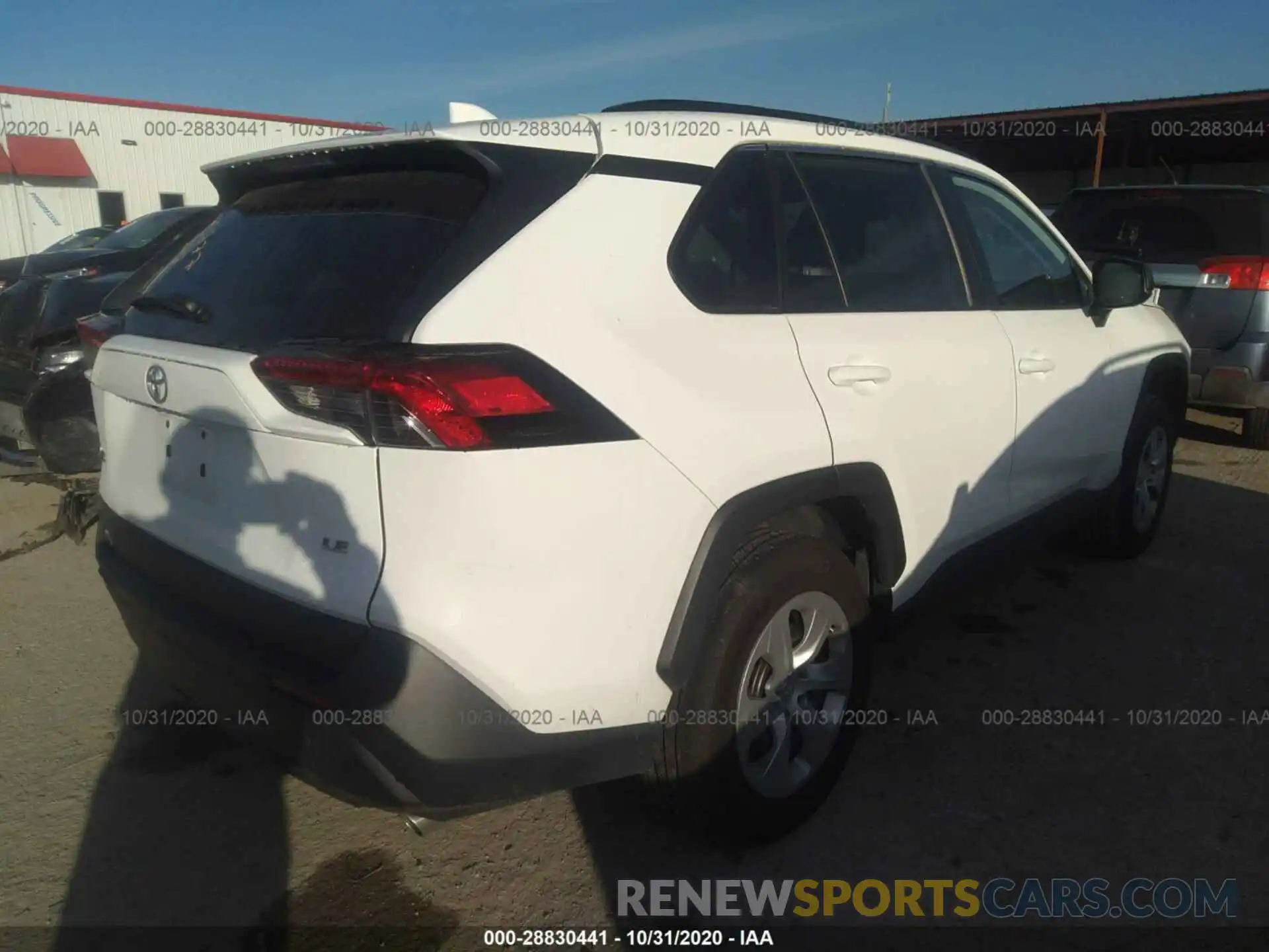 4 Фотография поврежденного автомобиля 2T3H1RFV2KW037282 TOYOTA RAV4 2019