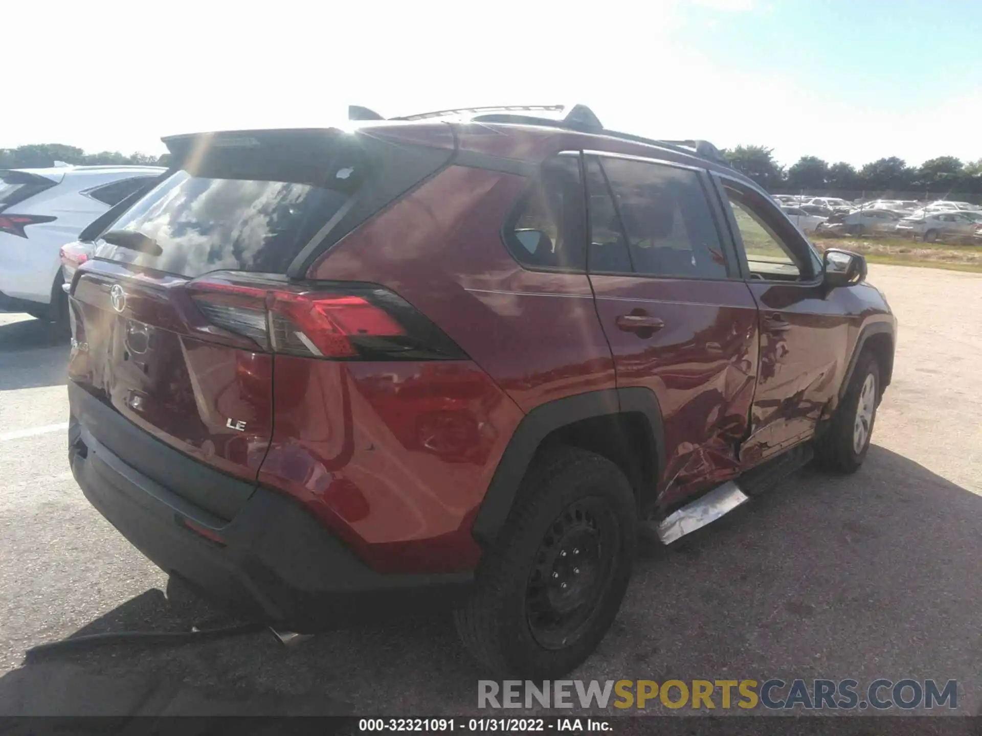 4 Фотография поврежденного автомобиля 2T3H1RFV2KW039503 TOYOTA RAV4 2019