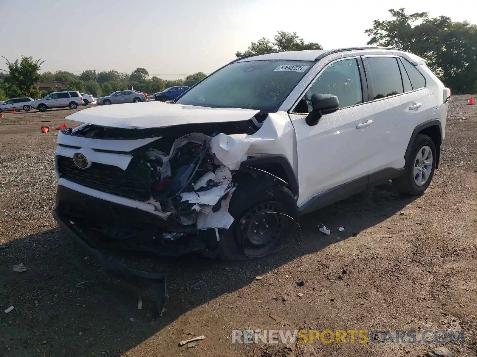 2 Photograph of a damaged car 2T3H1RFV2KW041994 TOYOTA RAV4 2019