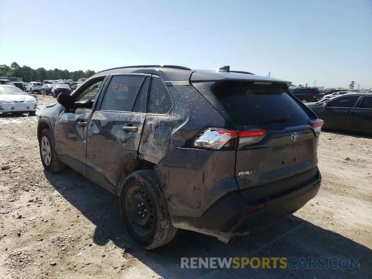 3 Фотография поврежденного автомобиля 2T3H1RFV2KW042255 TOYOTA RAV4 2019