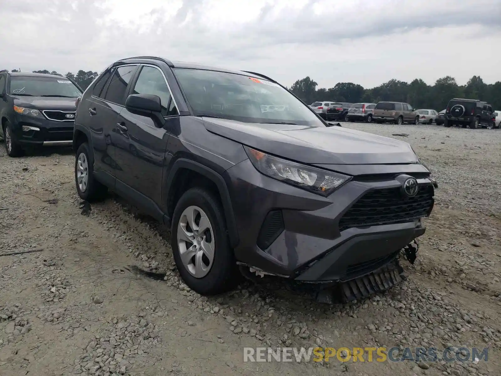 1 Photograph of a damaged car 2T3H1RFV2KW044989 TOYOTA RAV4 2019